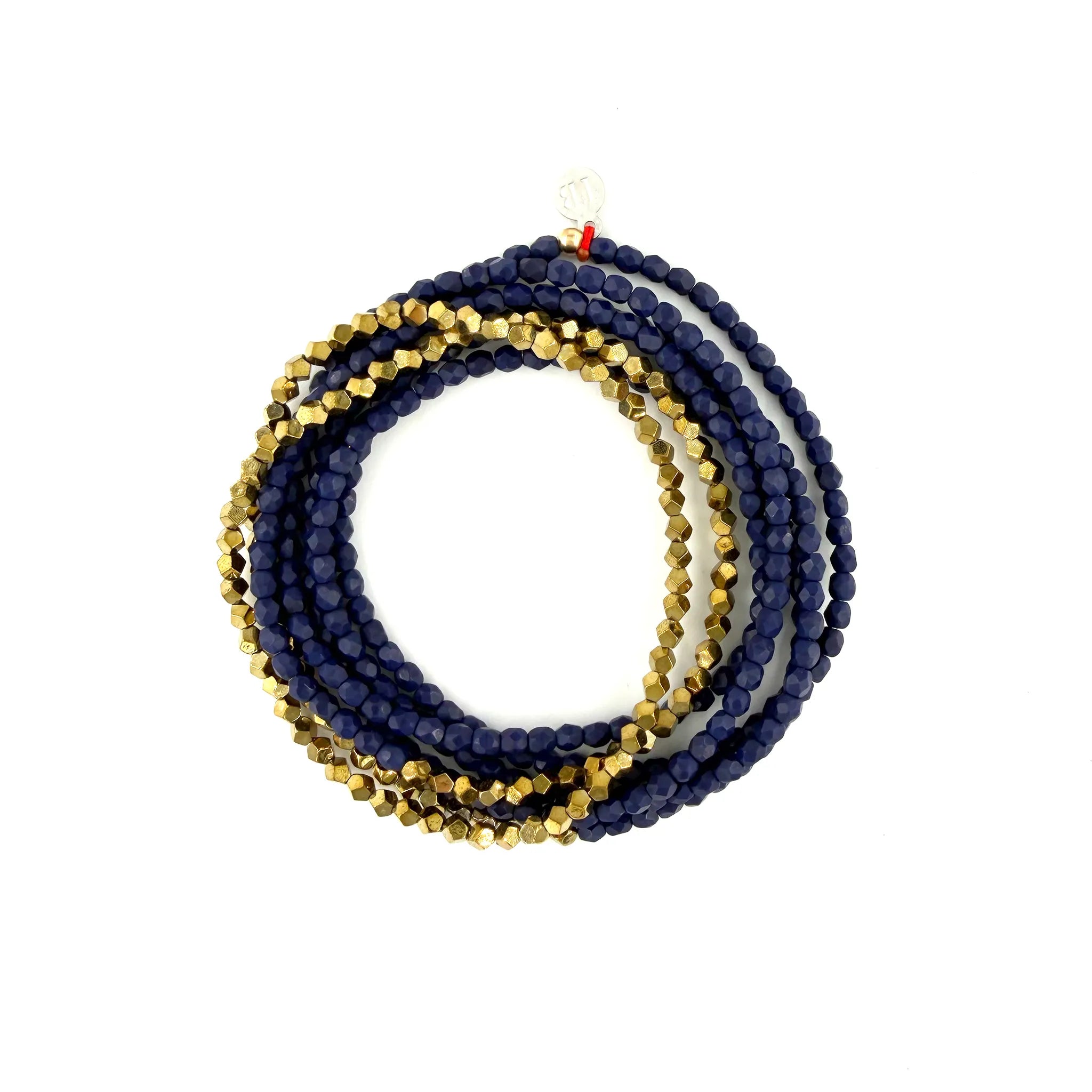 GOLD NAVY BLUE MAT 7