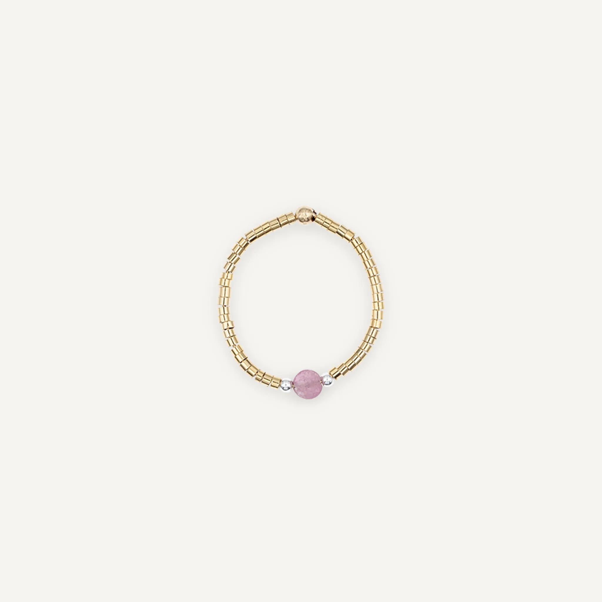 BAGUE AVA - Tourmaline Rose