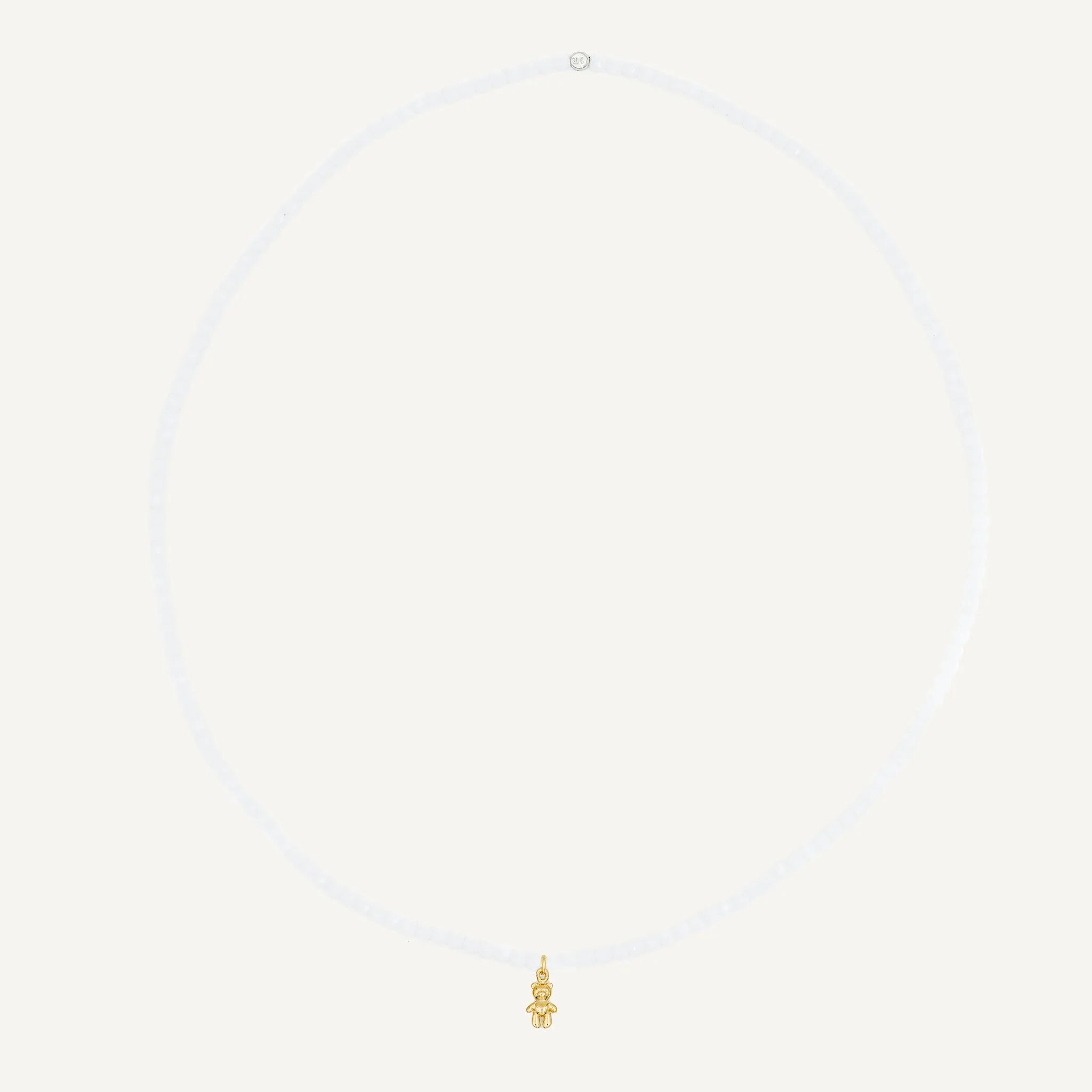 Collier-Bracelet Blanc