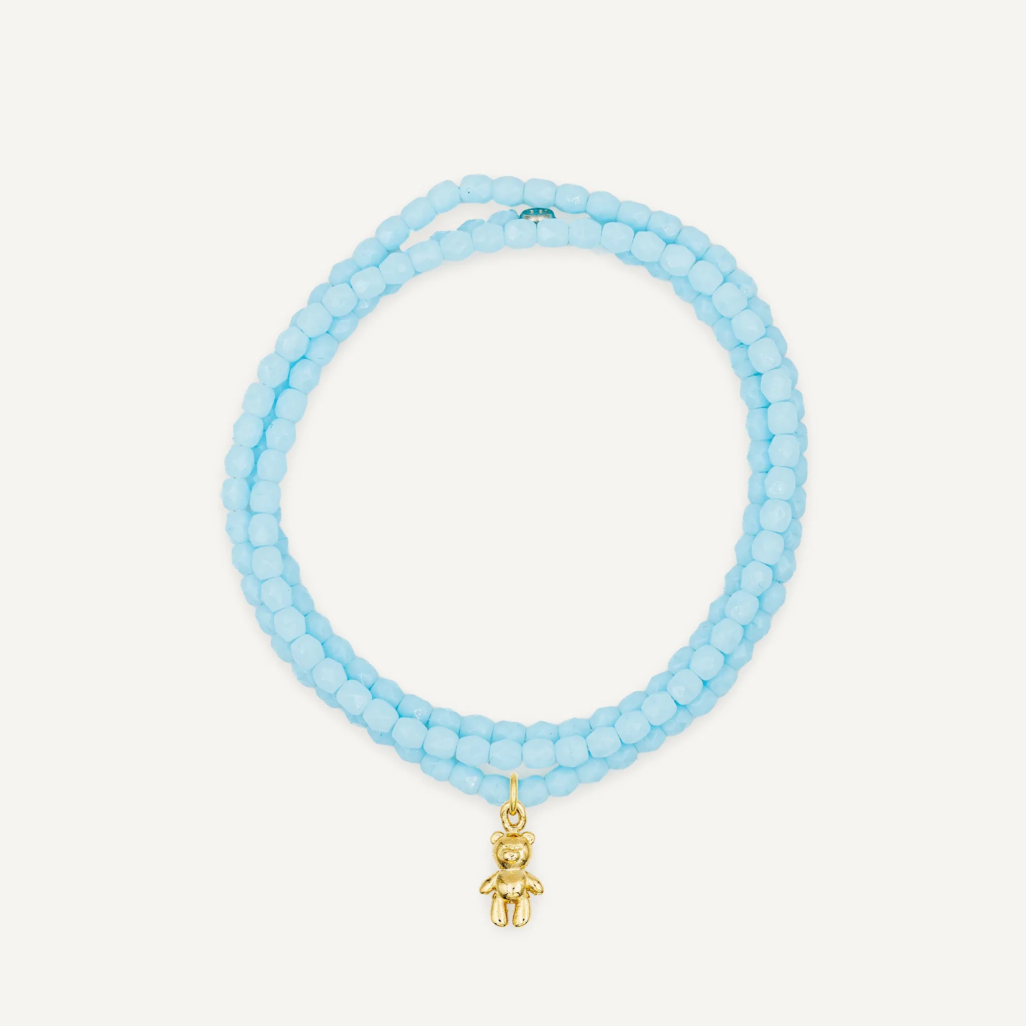 Collier-Bracelet Bleu Ciel