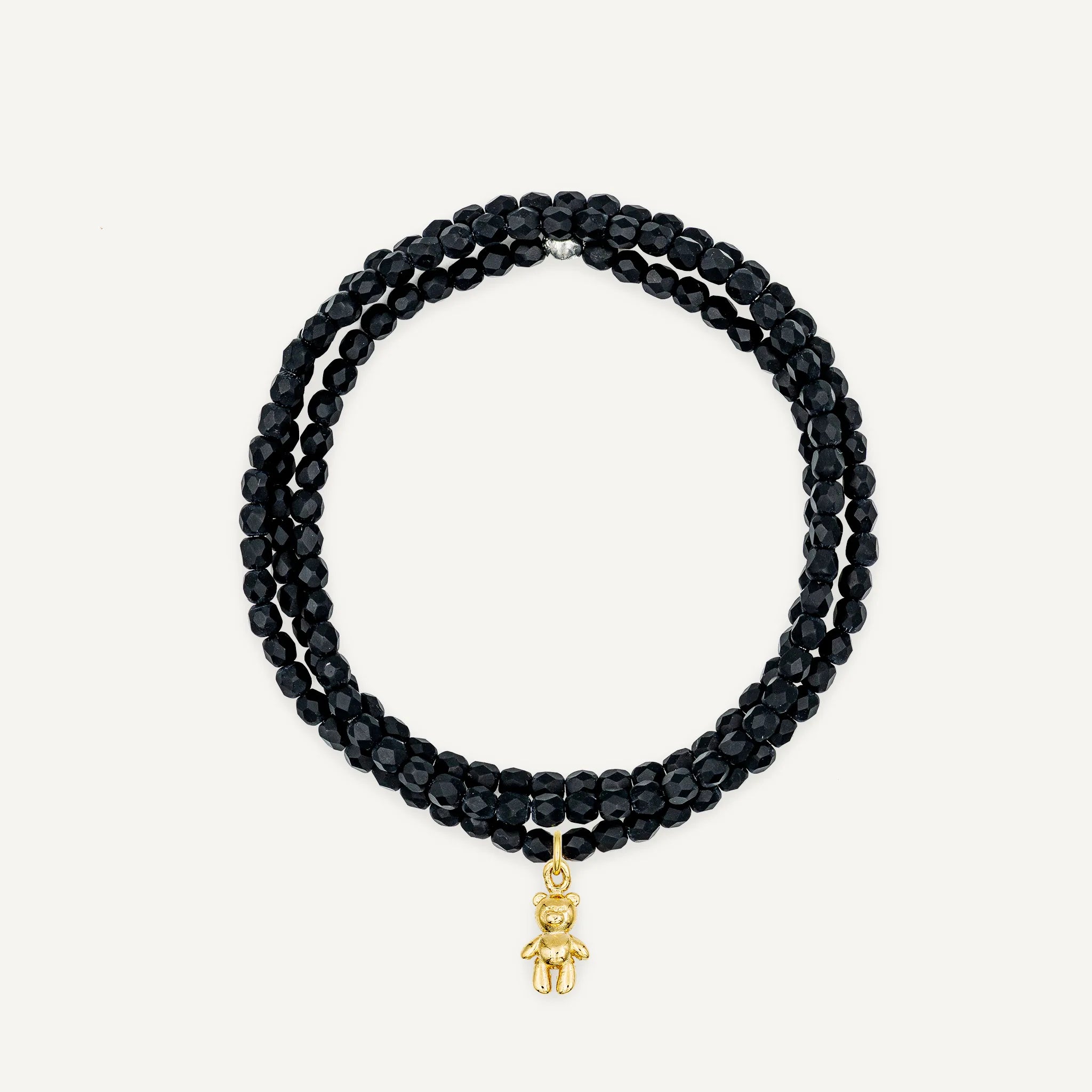 Collier-Bracelet Noir Mat