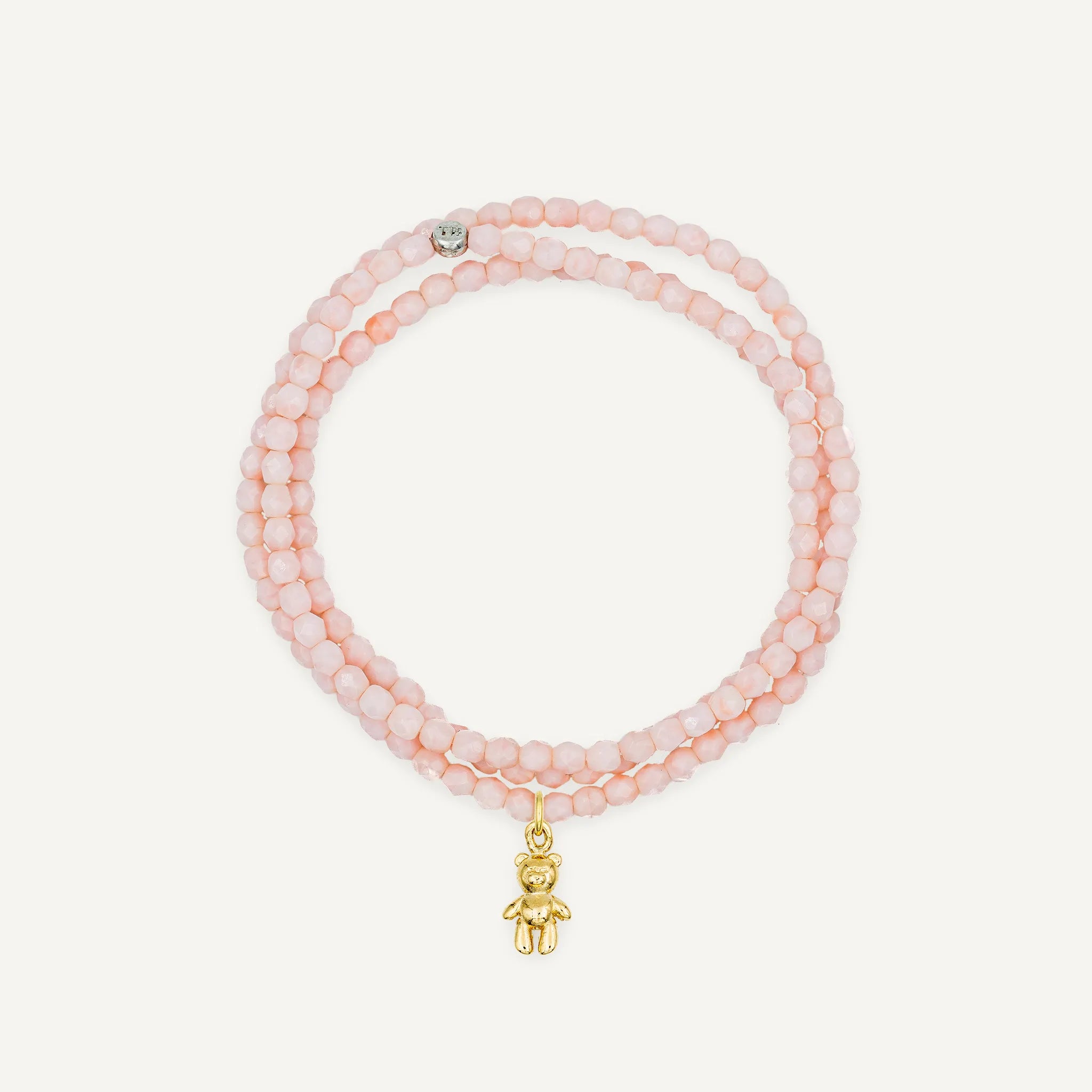 Collier-Bracelet Rose Guimauve