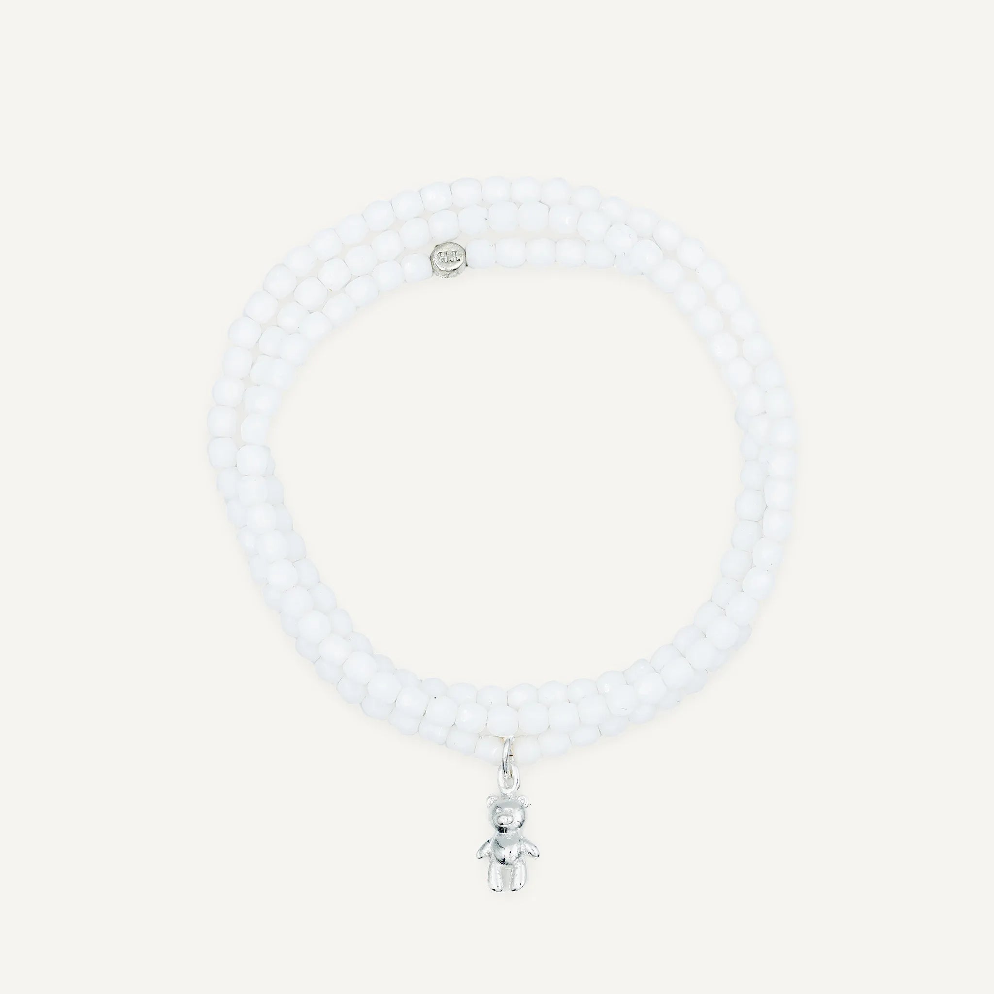 Collier-Bracelet Blanc