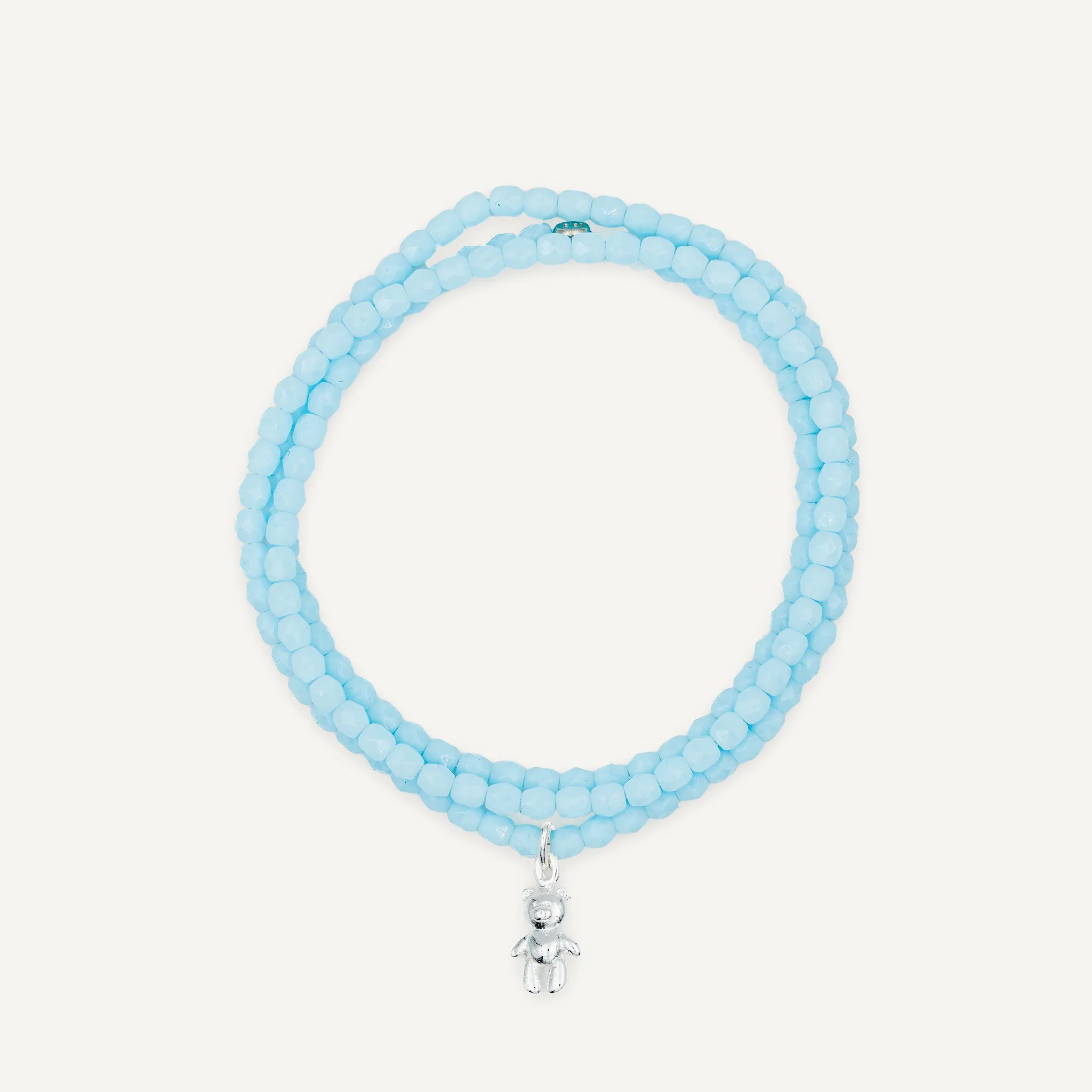 Collier-Bracelet Bleu Ciel