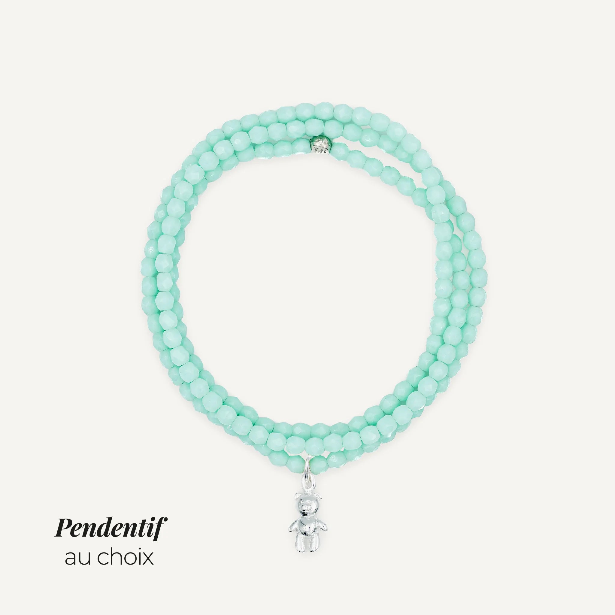 Collier-Bracelet Vert Mint