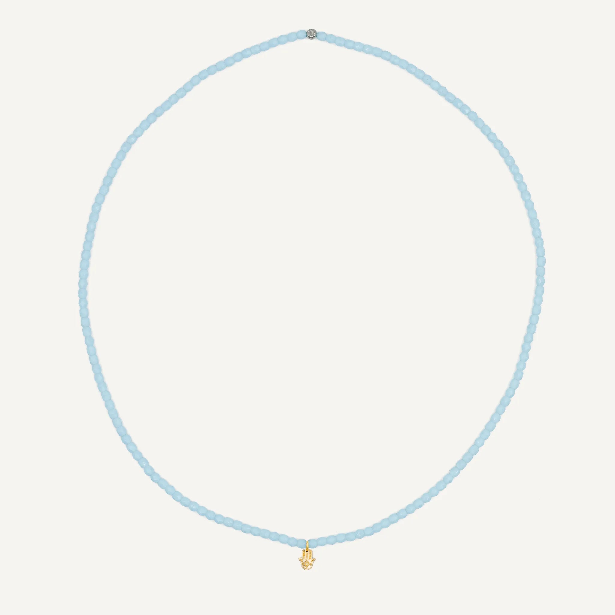 Collier-Bracelet Bleu Ciel