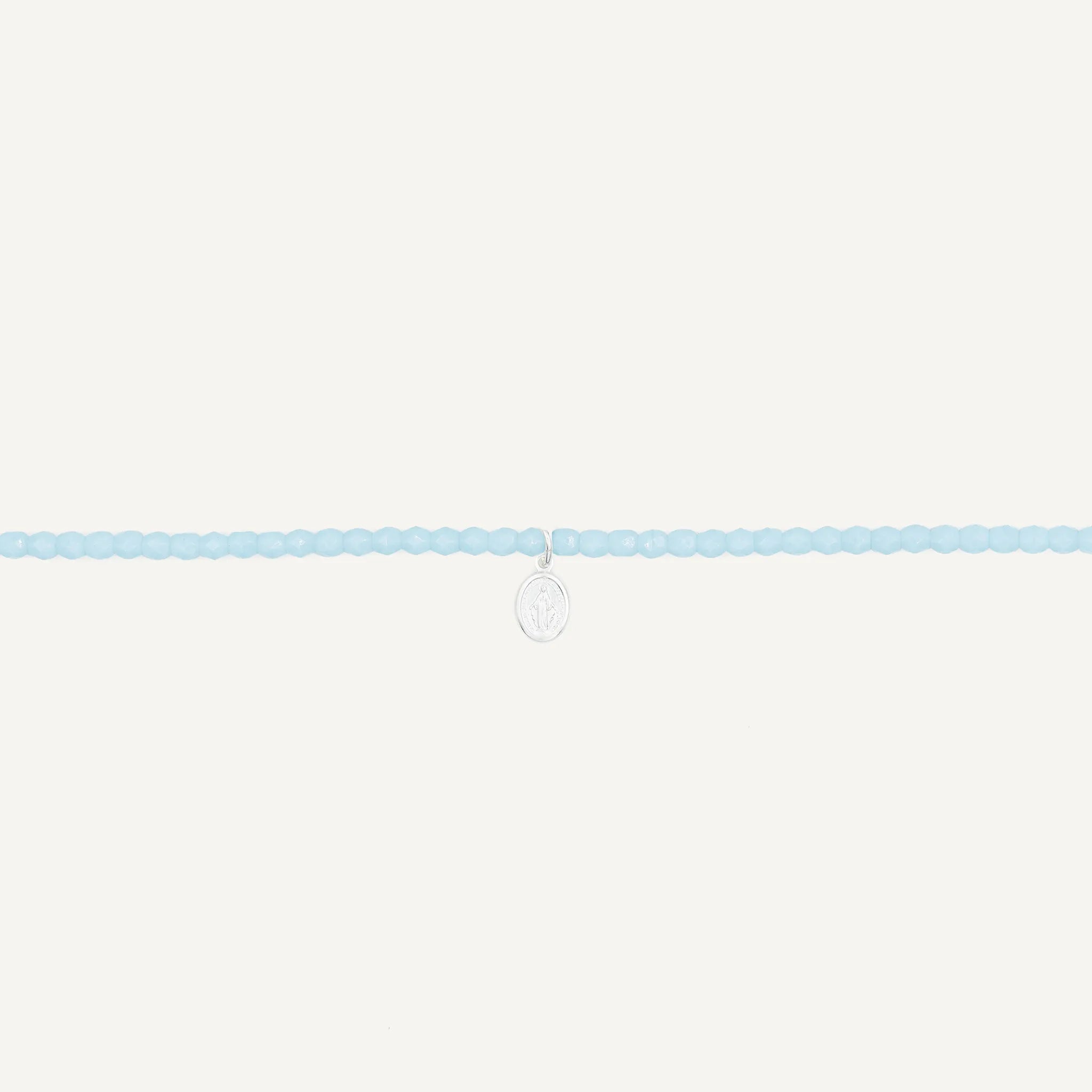 Collier-Bracelet Bleu Ciel