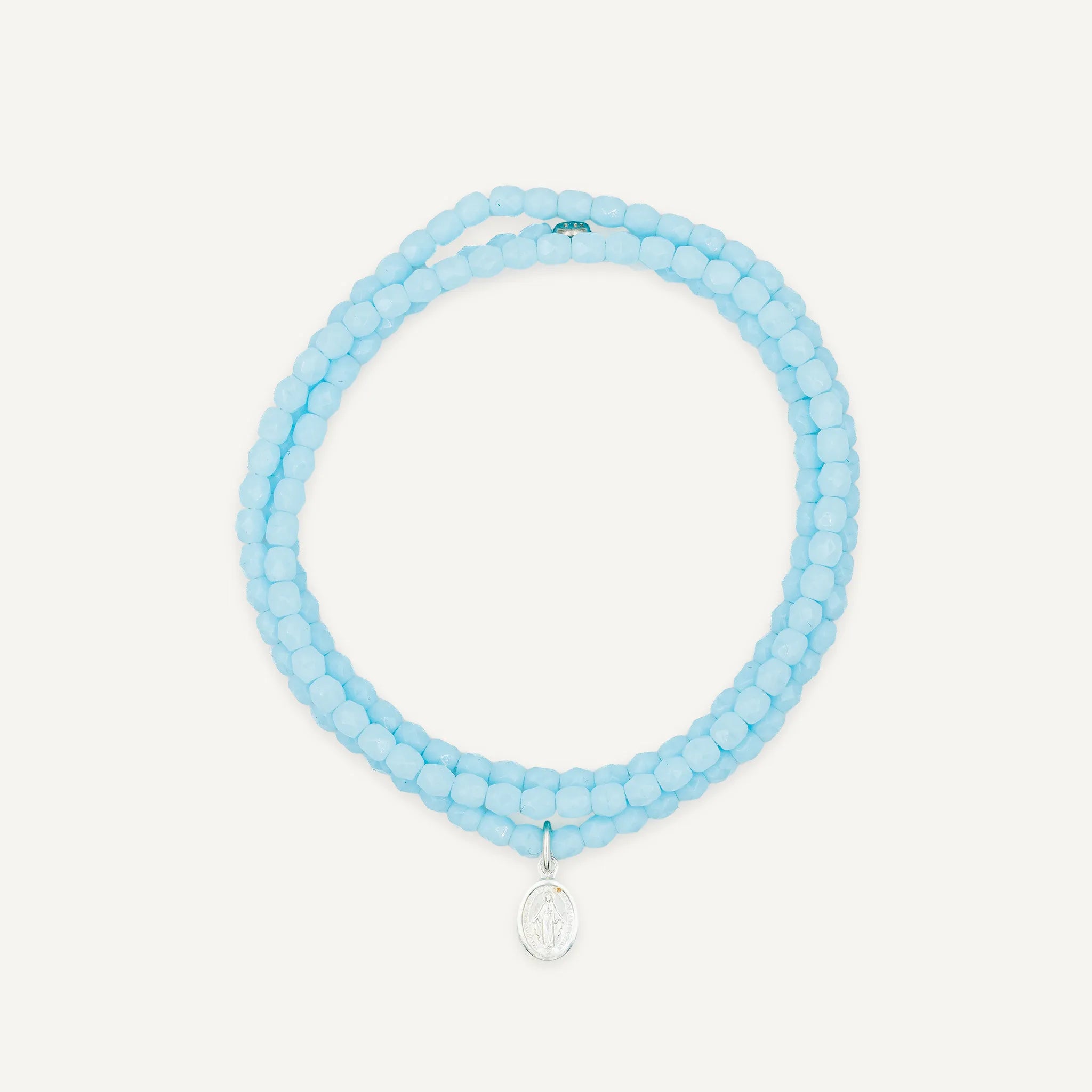 Collier-Bracelet Bleu Ciel
