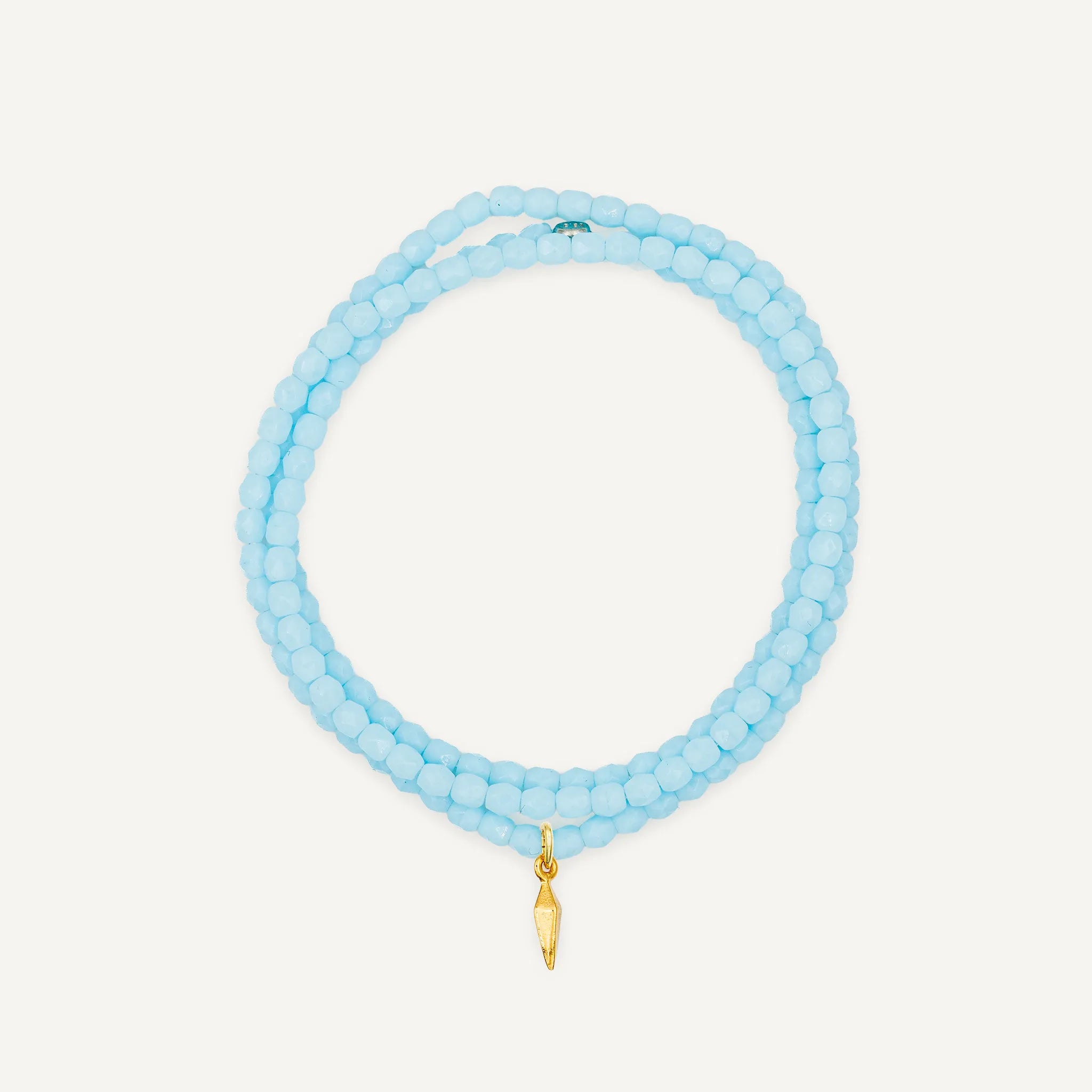 Collier-Bracelet Bleu Ciel
