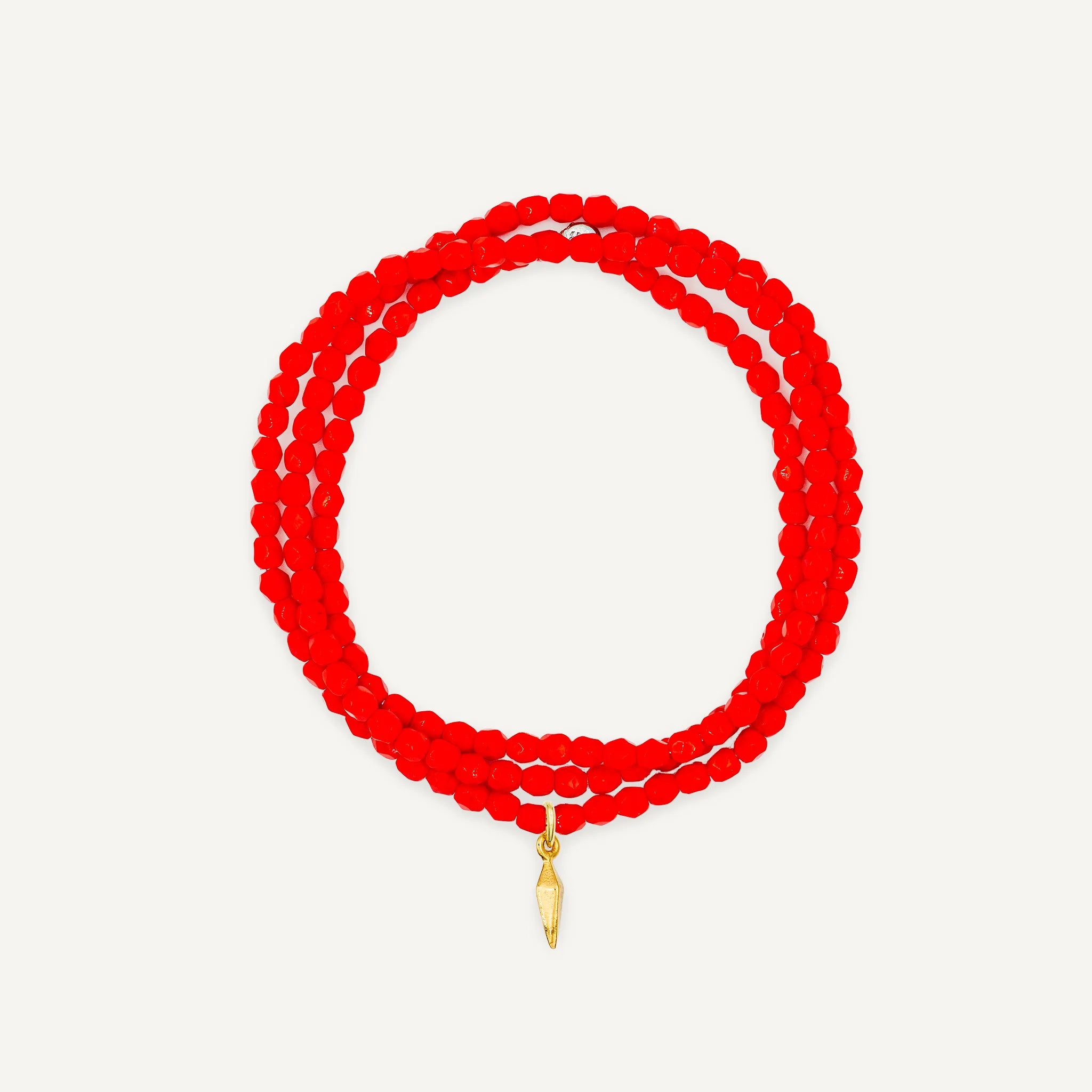 Collier-Bracelet Rouge