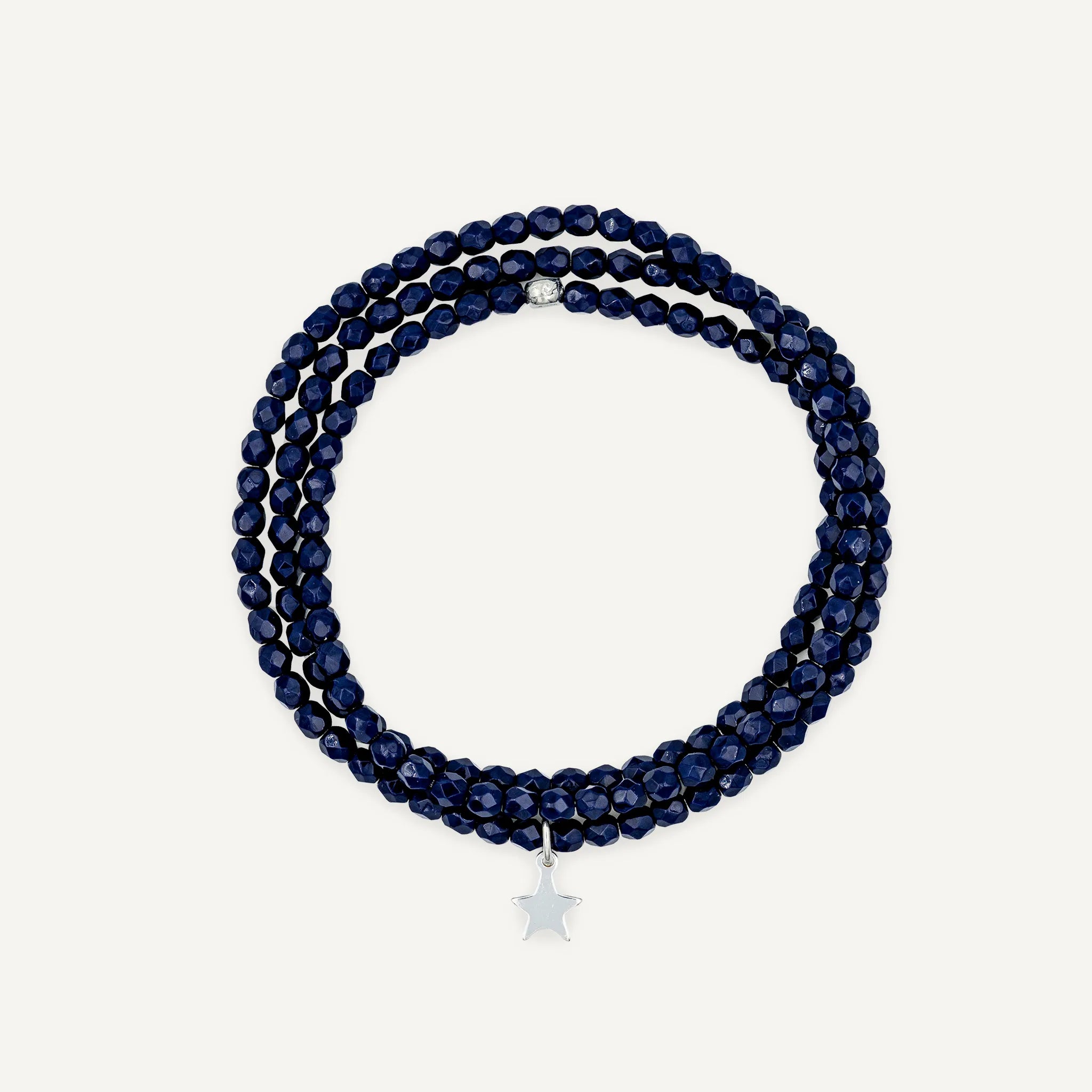 Collier - Bracelet Navy Blue