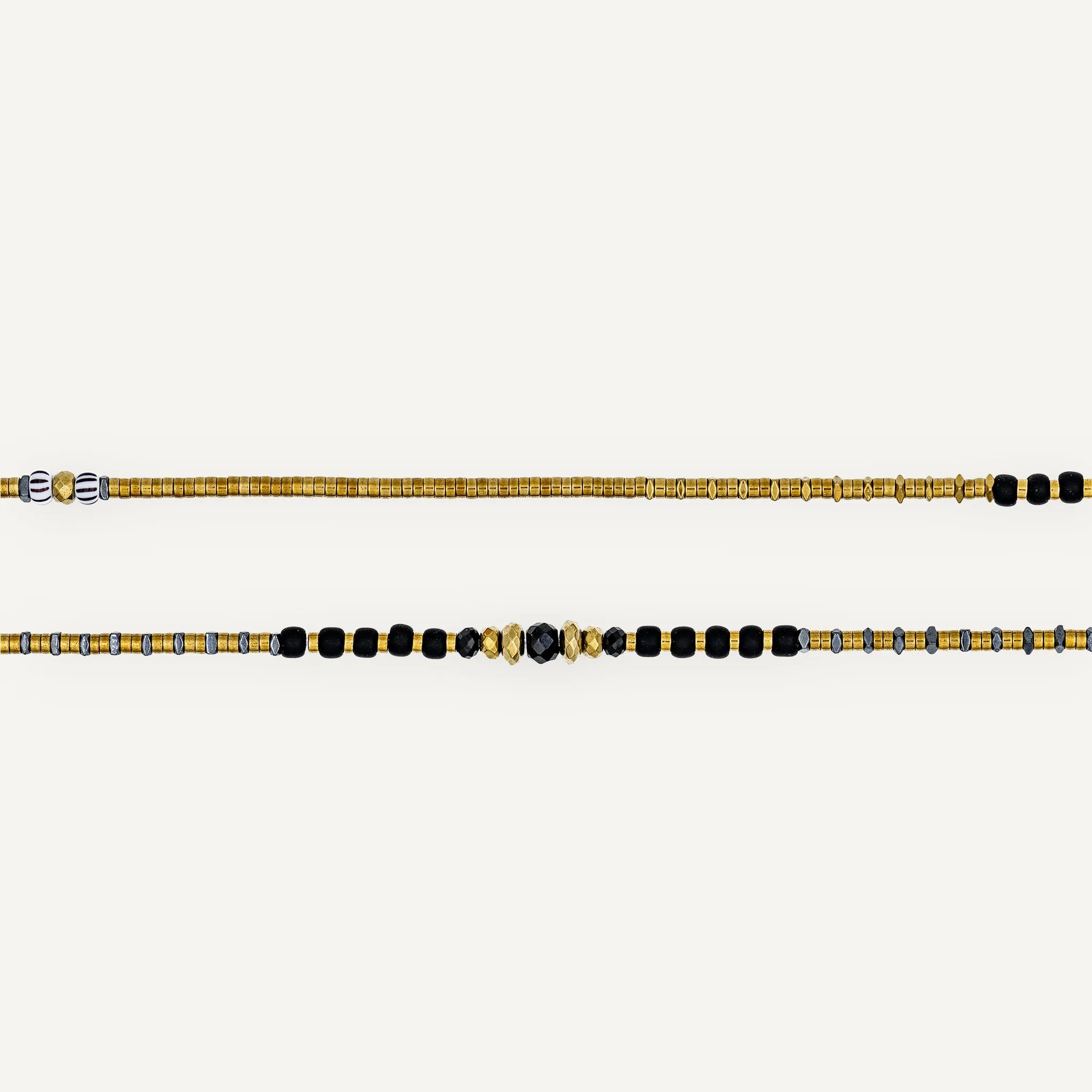 collier / bracelet ALICE 6 - Black - Têtes Blondes