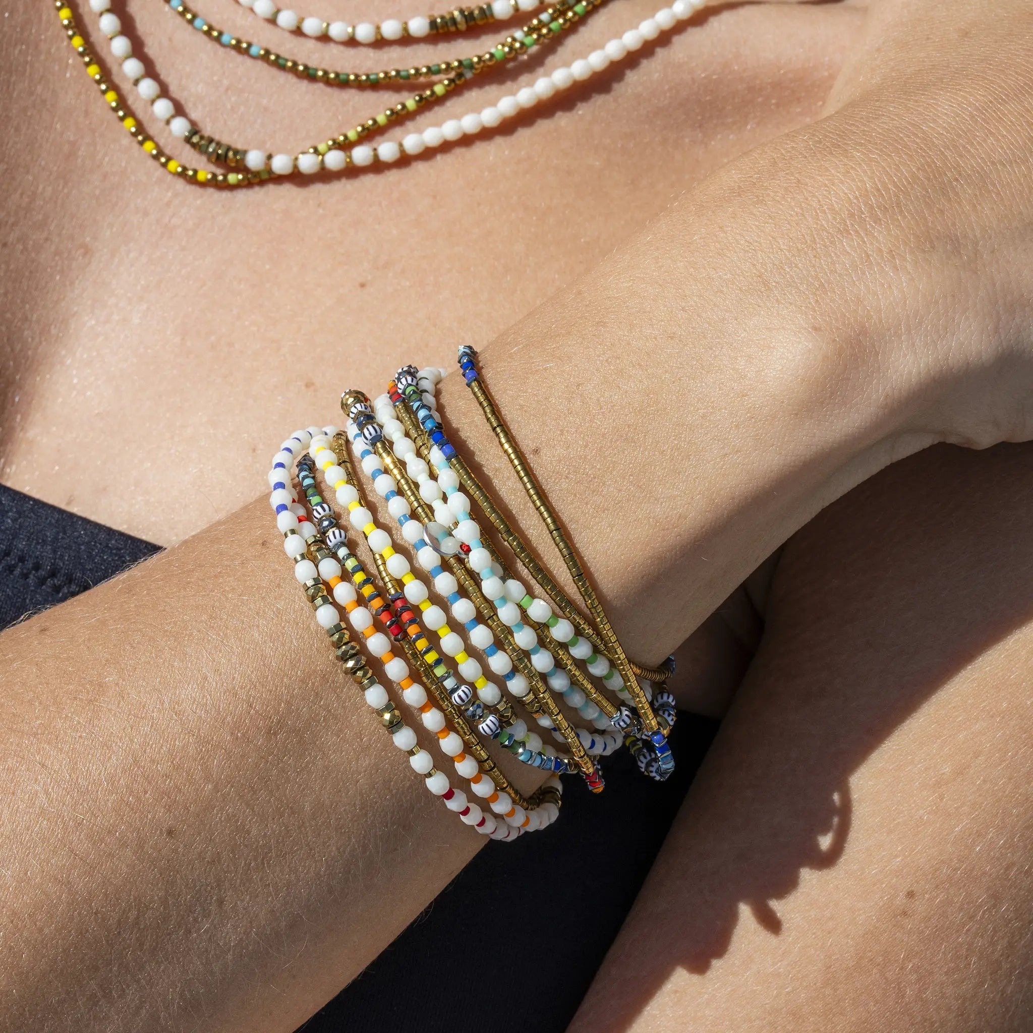 collier / bracelet ALICE 6 - Rainbow - Têtes Blondes