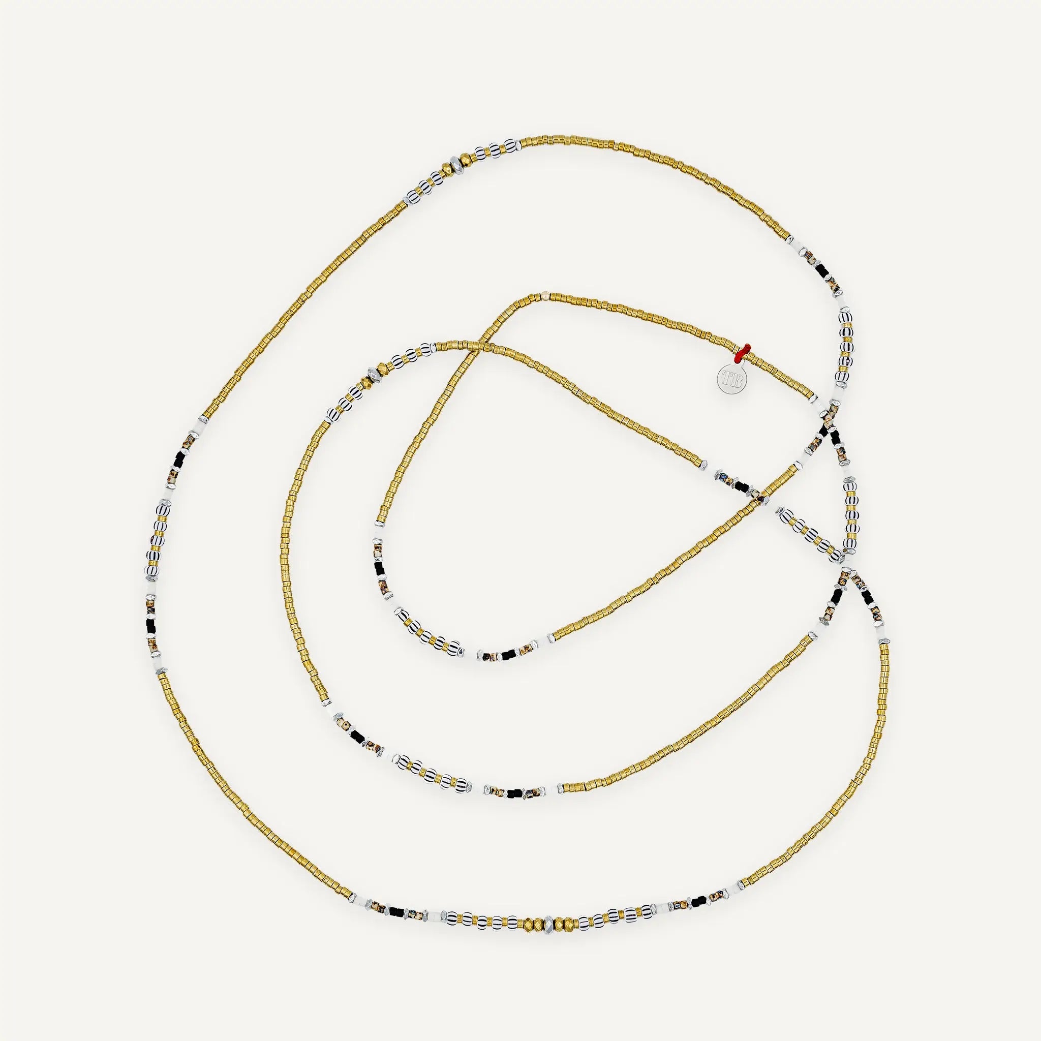 collier / bracelet ALICE 6 Slim - Gold & Coconut - Têtes Blondes