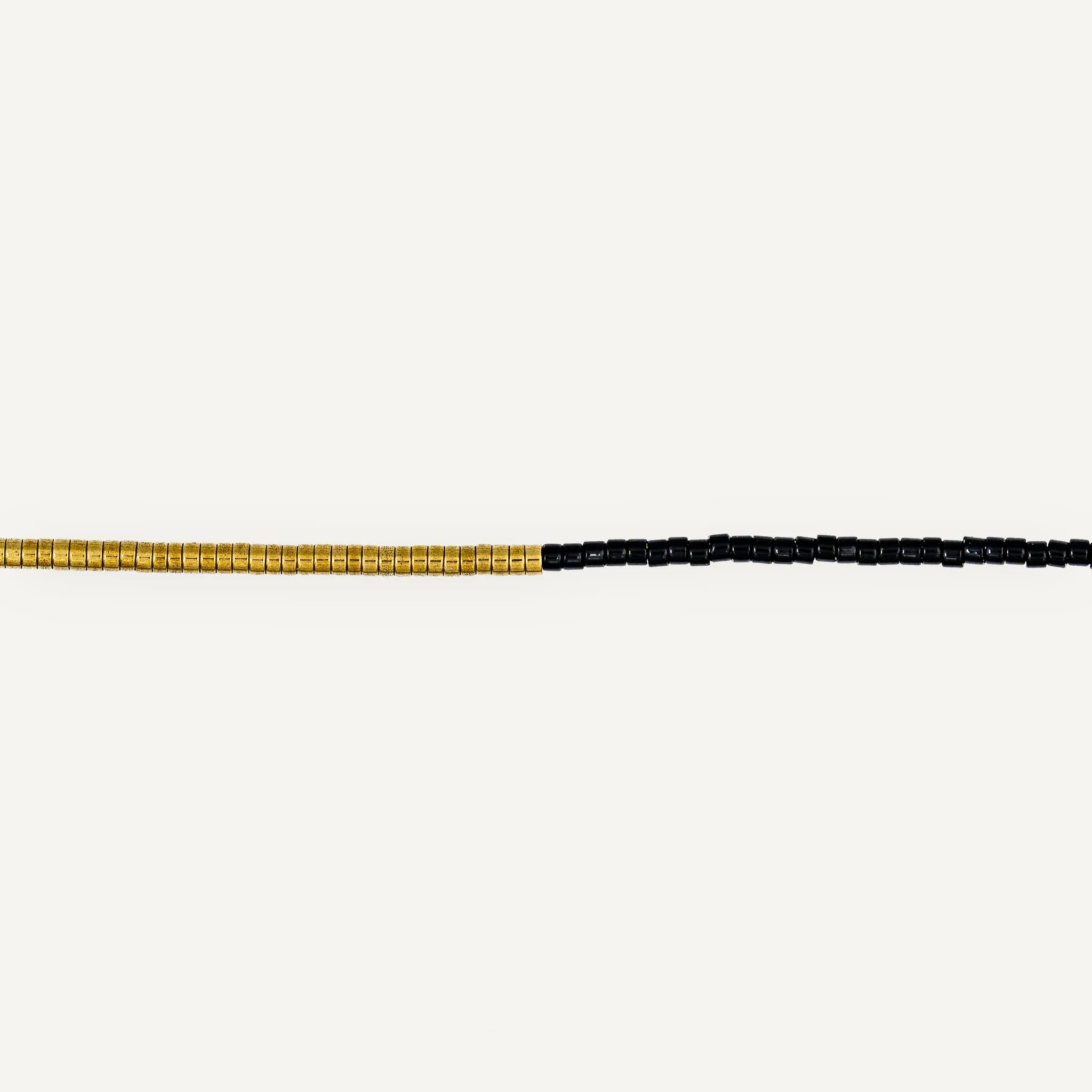 collier / bracelet ALICIA - Noir - Têtes Blondes