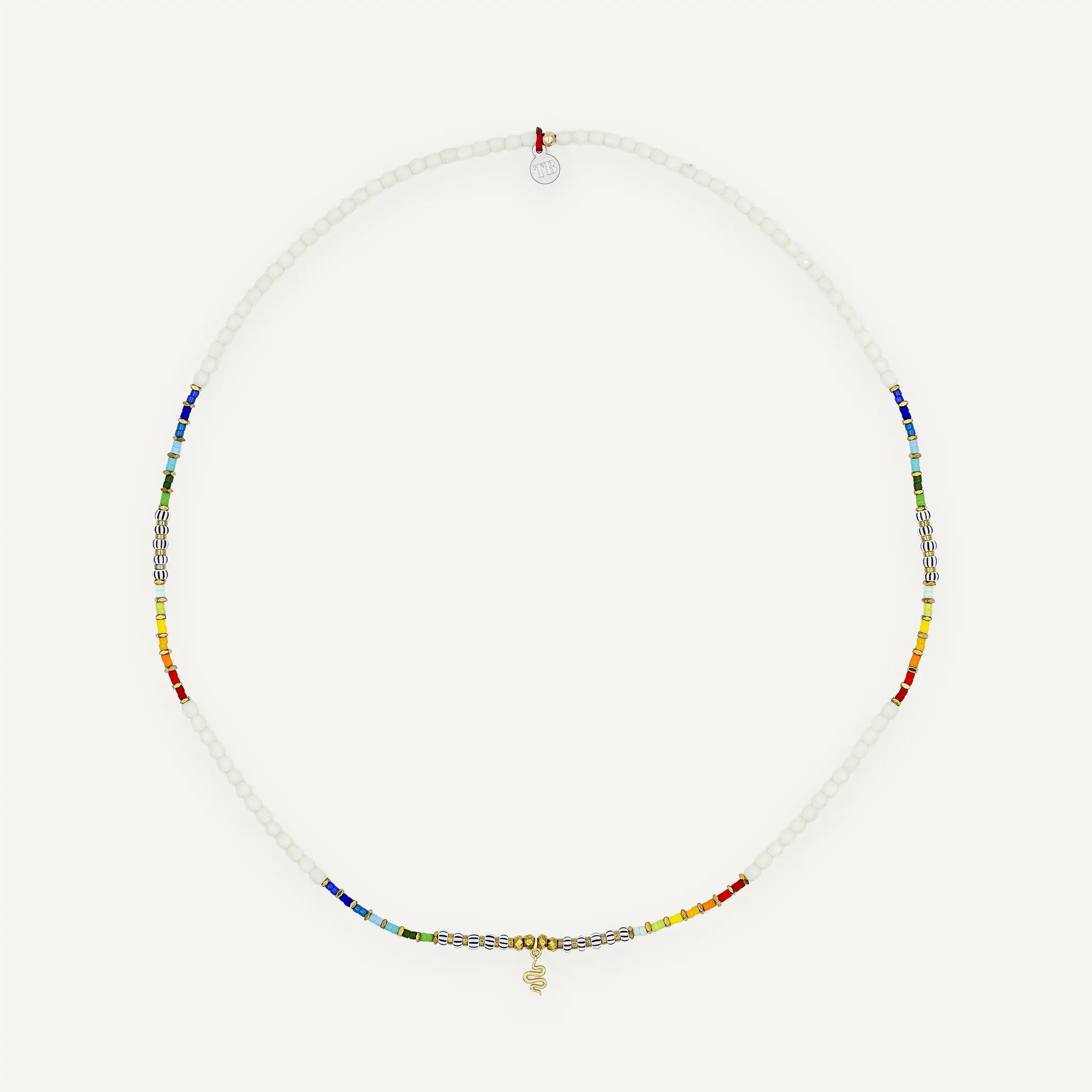 collier / bracelet ANA - Vanille Rainbow - Têtes Blondes