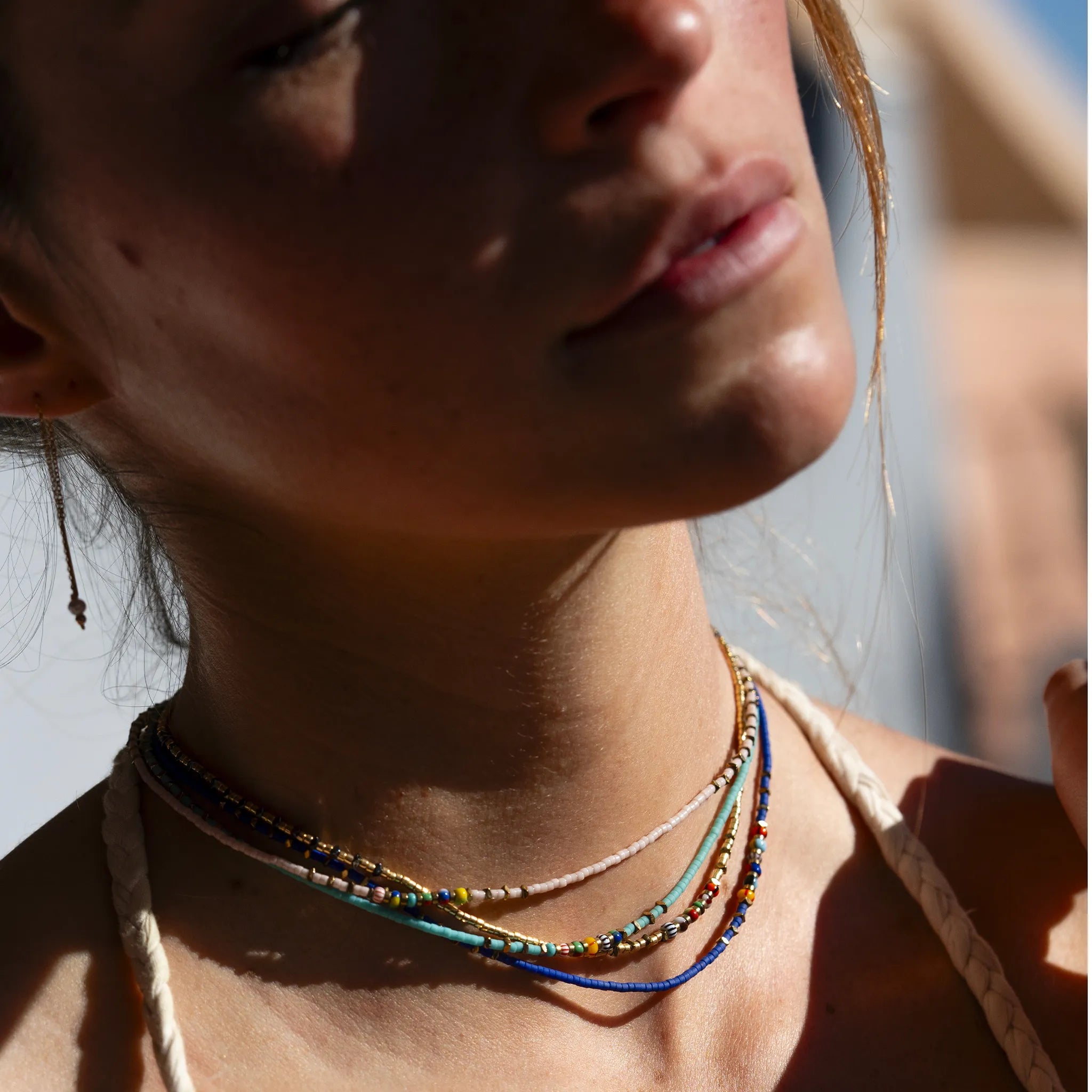 collier / bracelet ANDY Cobalt - Têtes Blondes