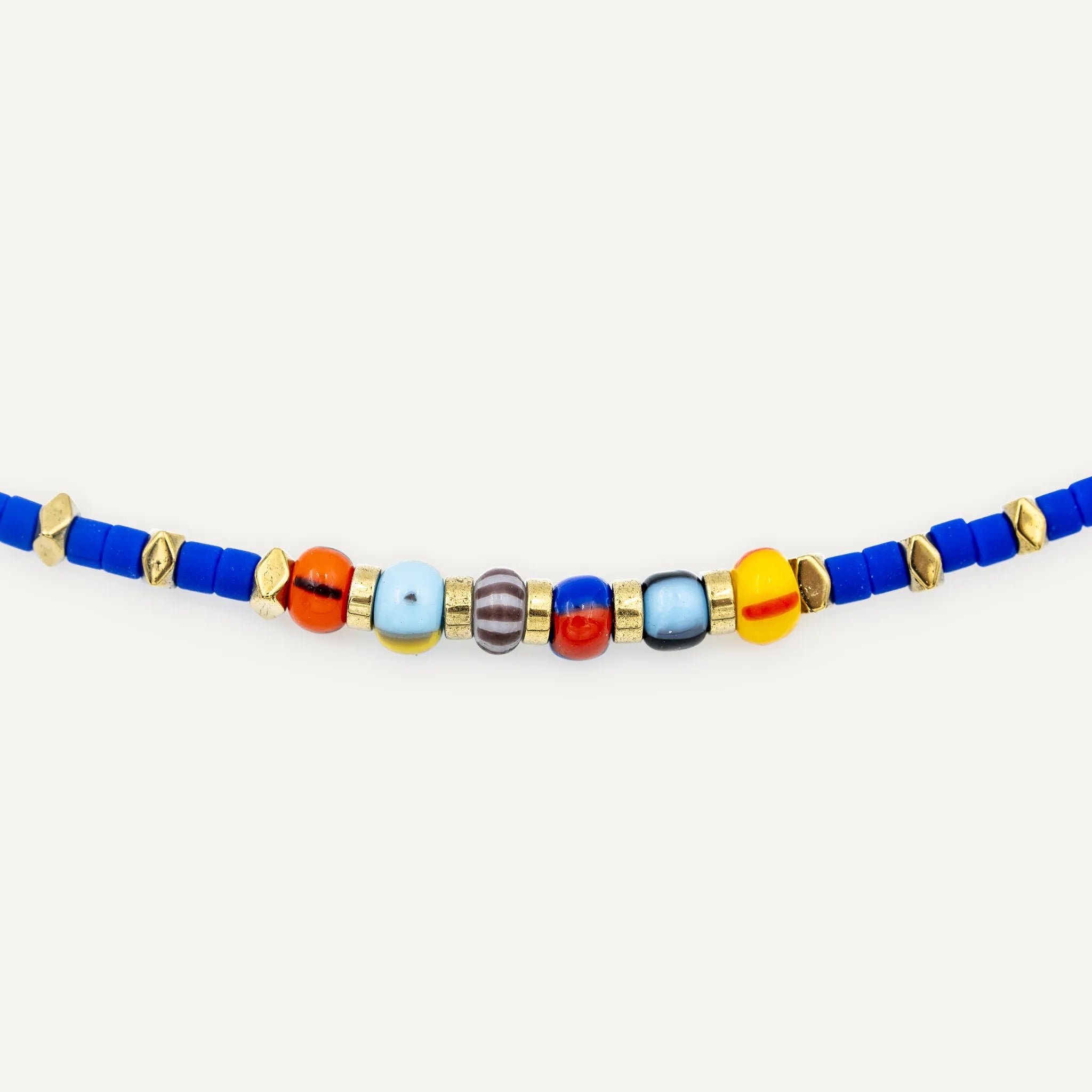 collier / bracelet ANDY Cobalt - Têtes Blondes