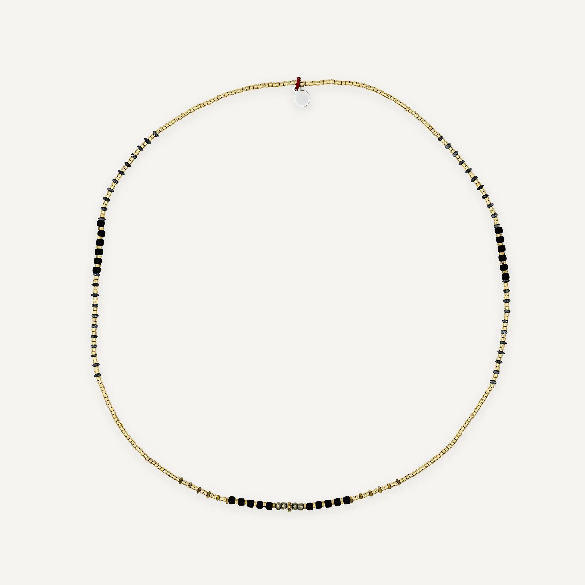 collier / bracelet ANDY Gold 3 - Black - Têtes Blondes