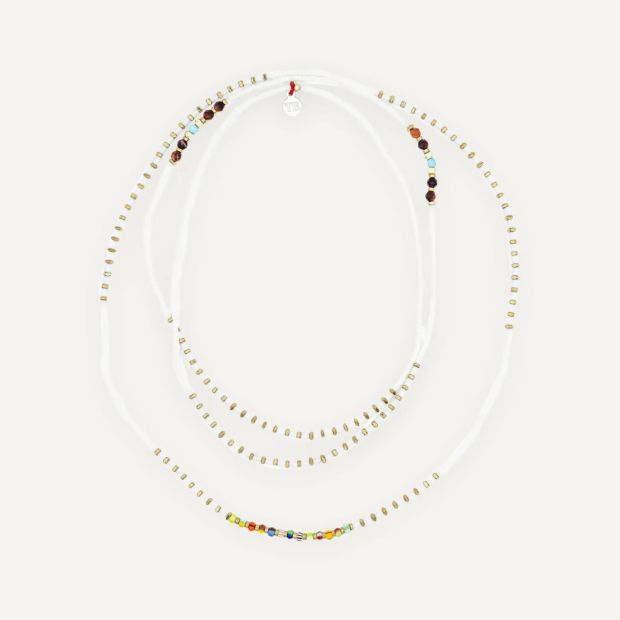 collier / bracelet ANDY Vanille 6 - Têtes Blondes