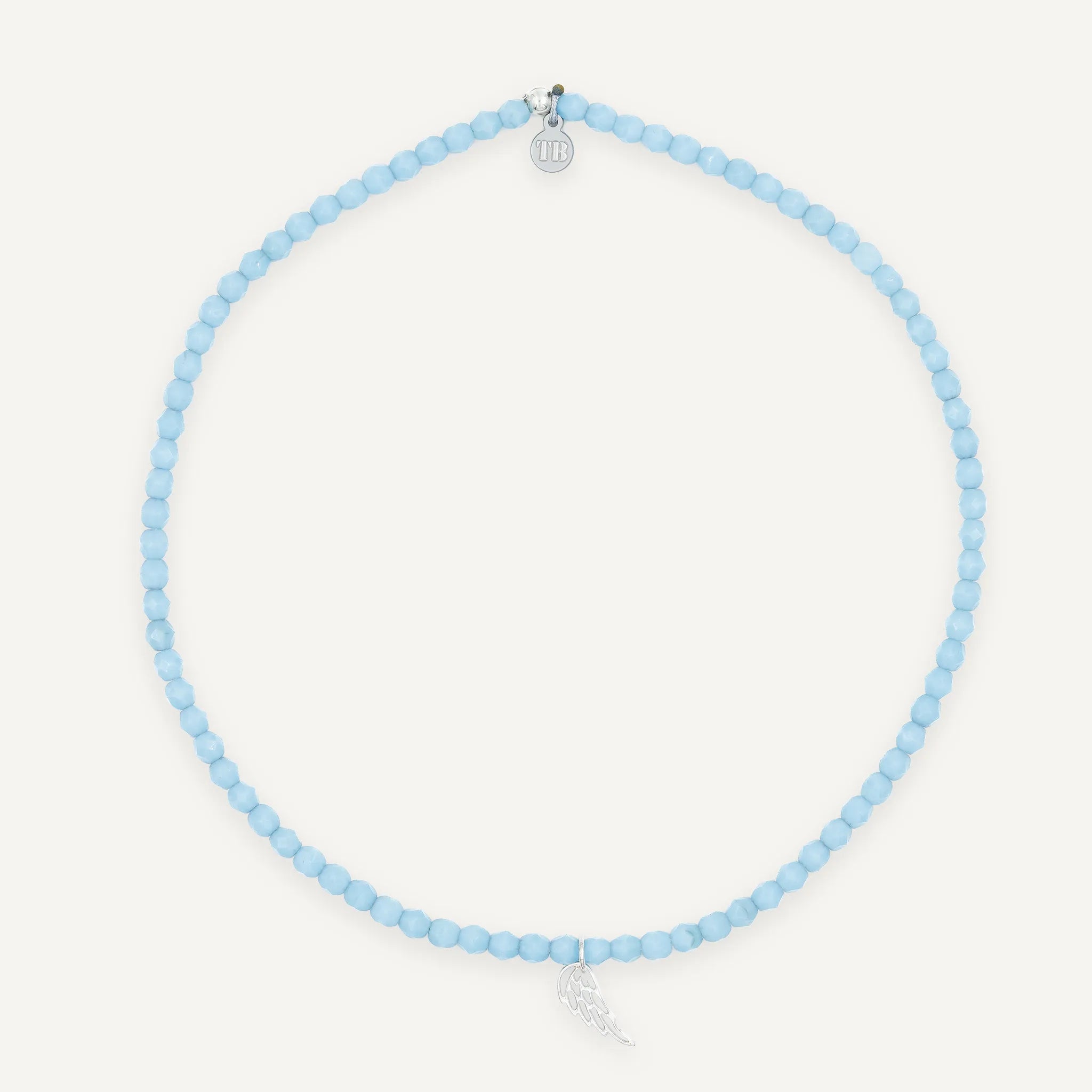 collier / bracelet ANGEL Bleu Ciel - Têtes Blondes