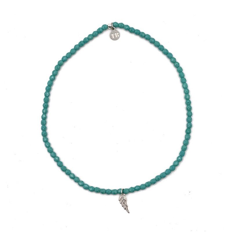 collier / bracelet ANGEL Turquoise - Têtes Blondes