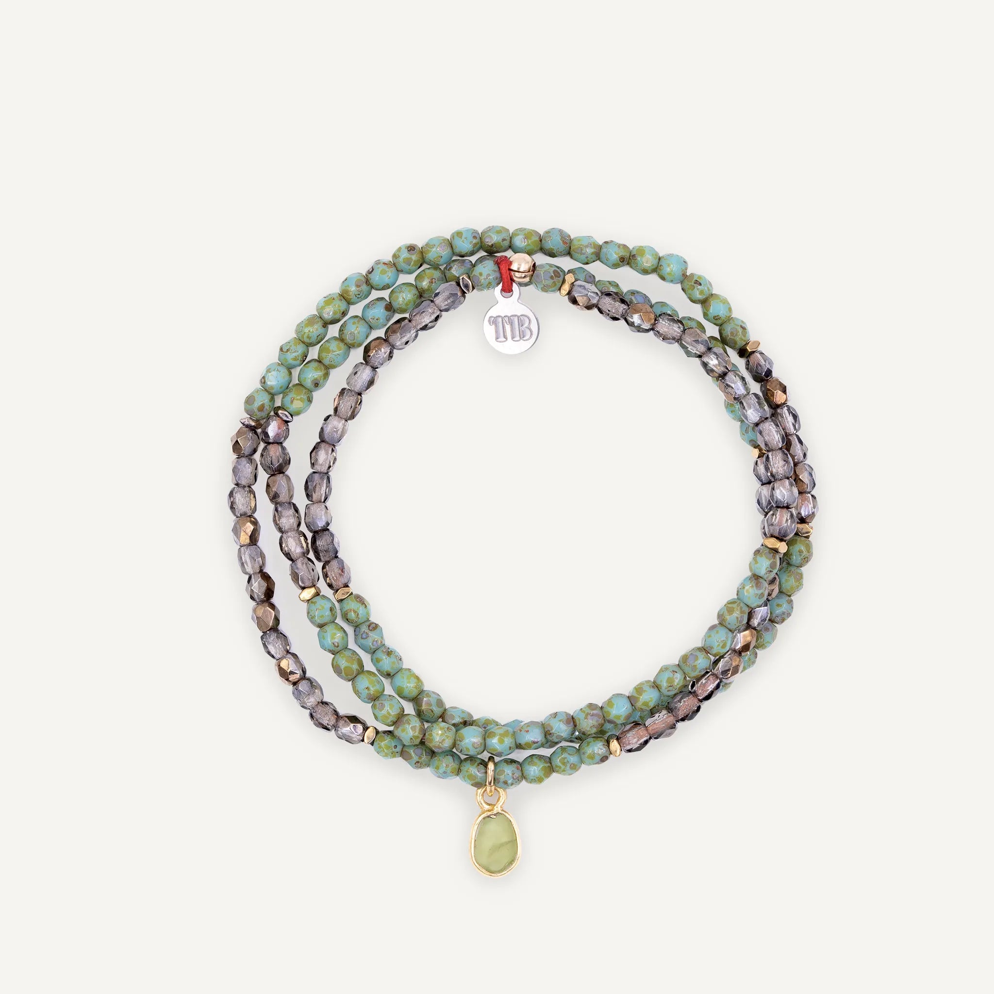 collier / bracelet AOUT 3 - Péridot - Têtes Blondes