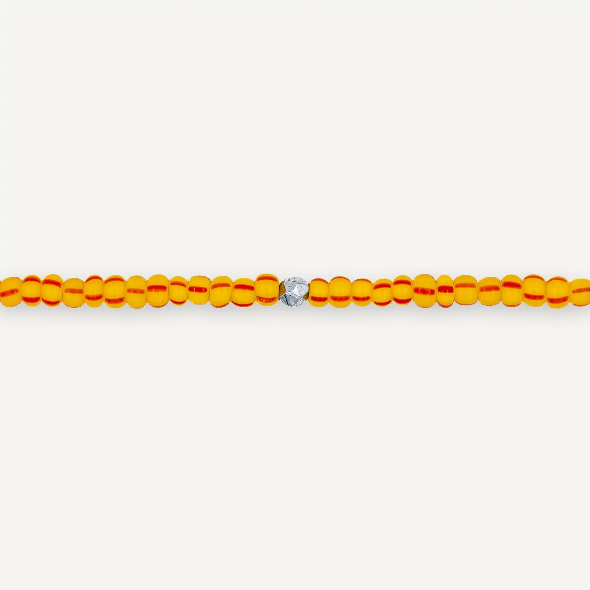 collier / bracelet APRICOT 2 - Jaune & Rouge - Têtes Blondes