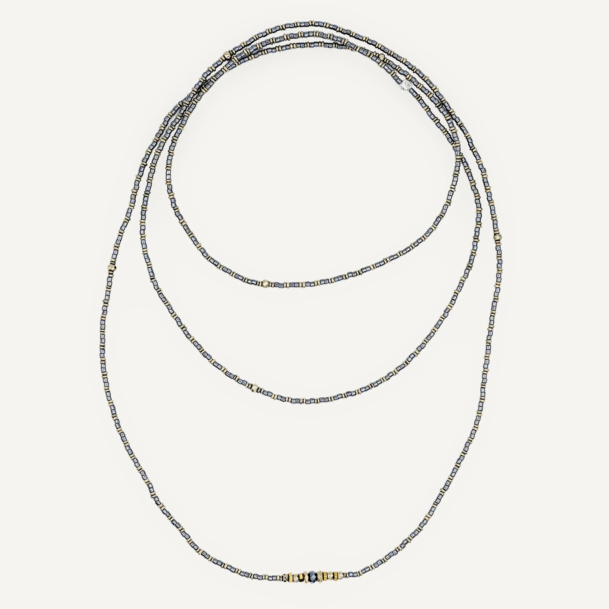 collier / bracelet AURA - Black Metal - Têtes Blondes