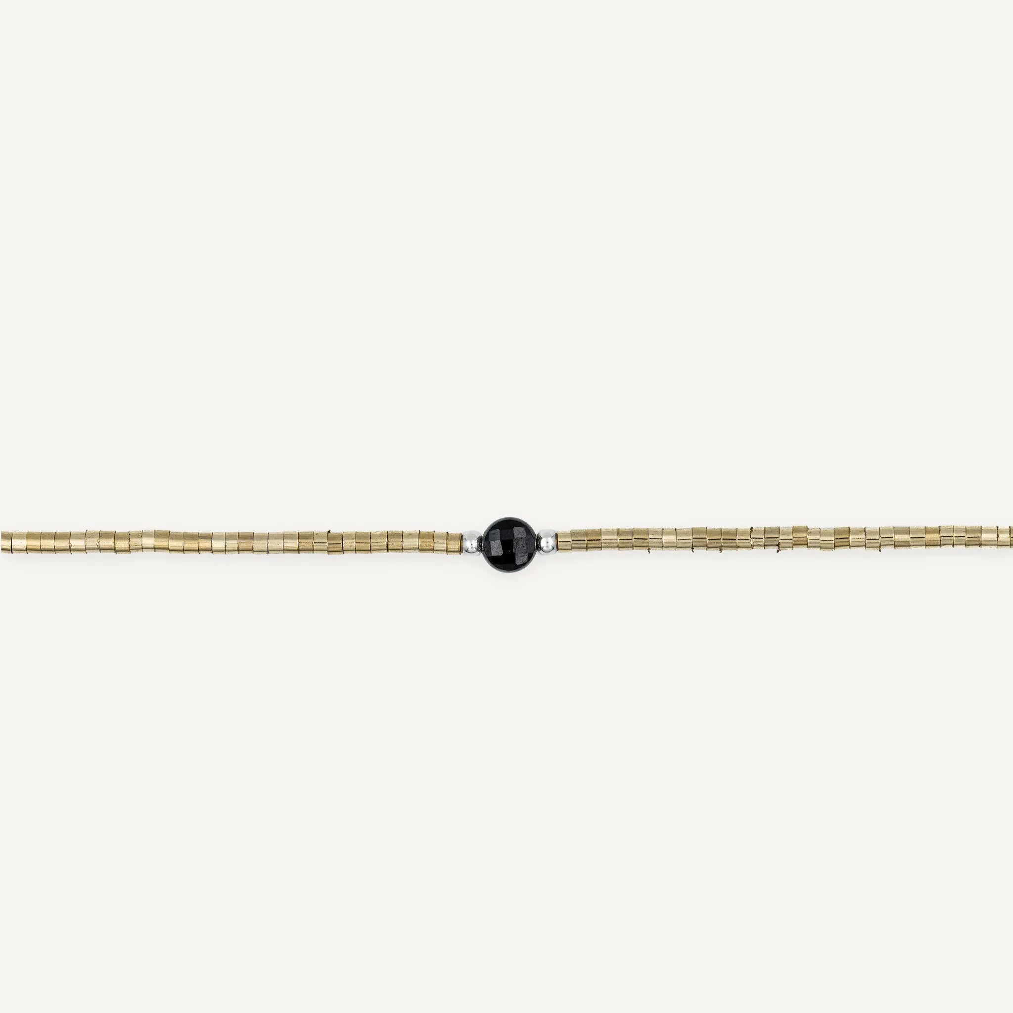 collier / bracelet AVA GOLD - Spinelle - Têtes Blondes