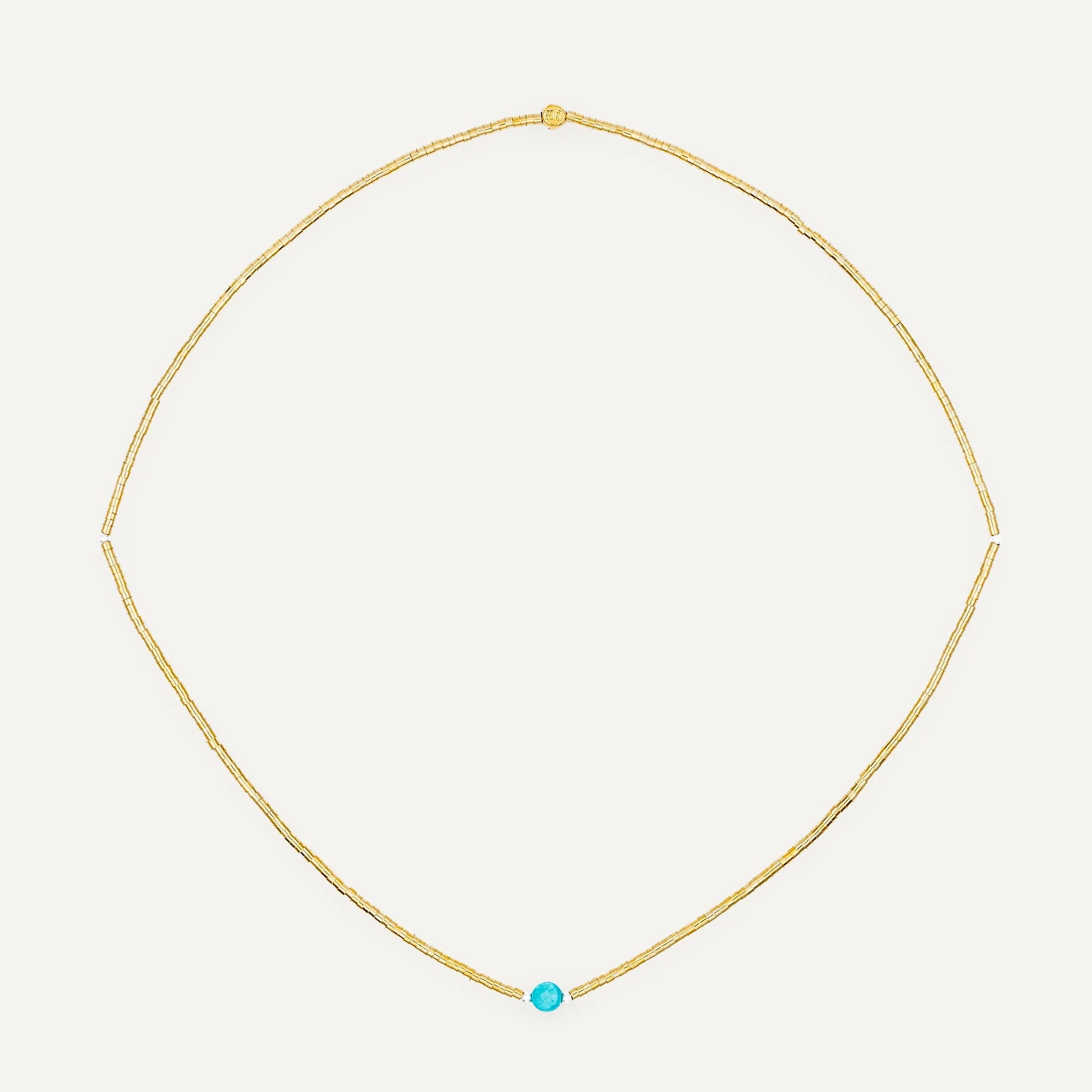 collier / bracelet AVA GOLD - Turquenite - Têtes Blondes