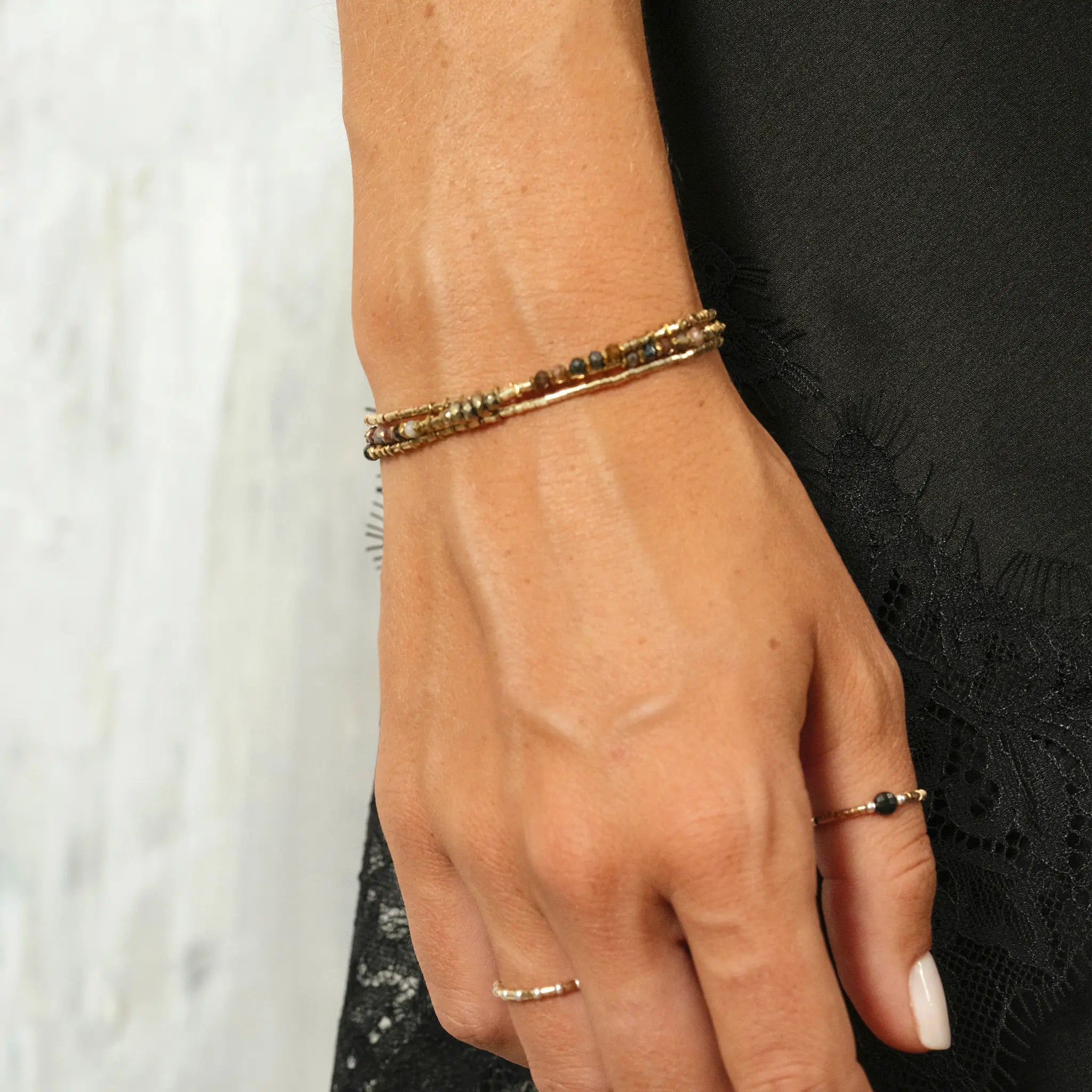 collier / bracelet BAGUE - Ava Spinelle - Têtes Blondes