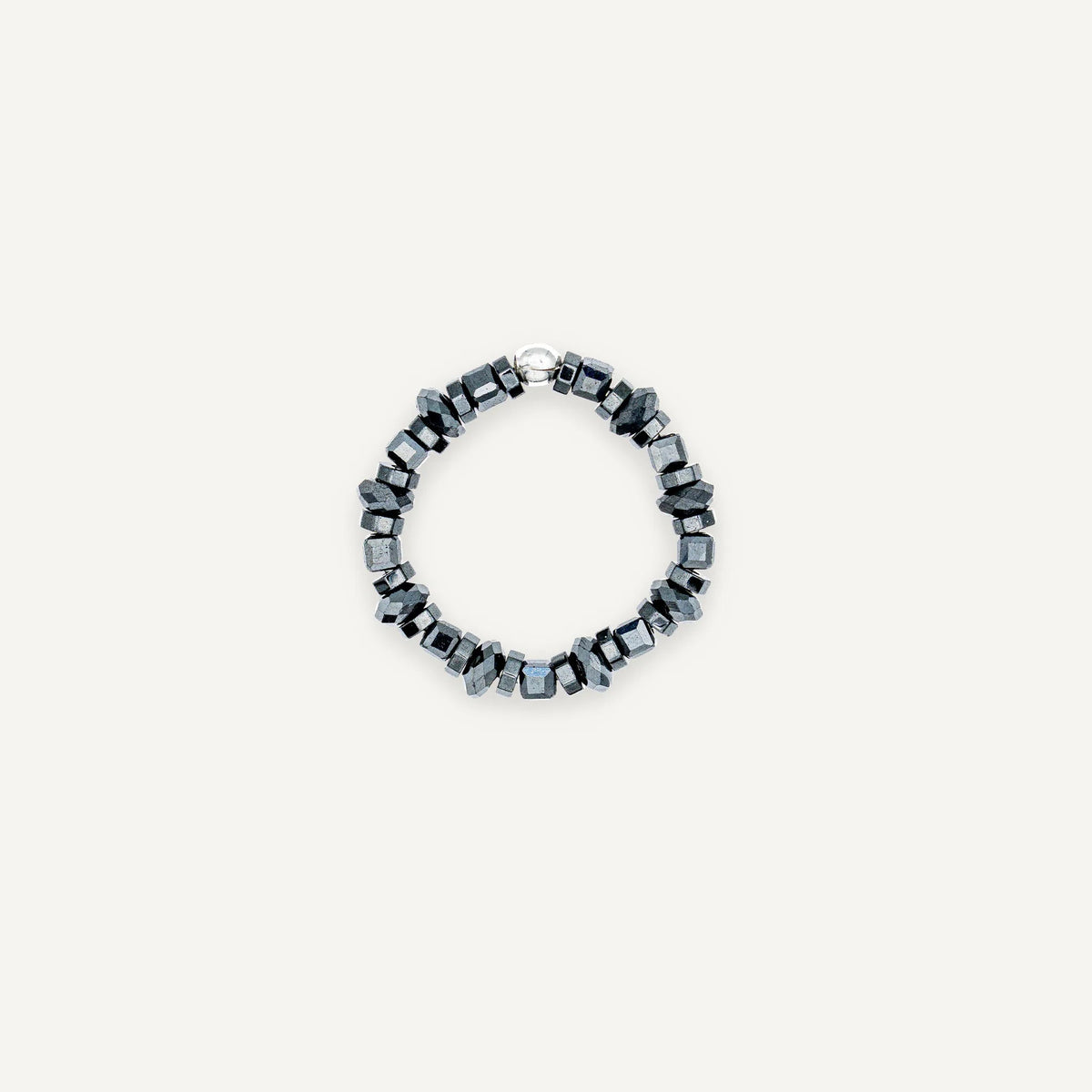 collier / bracelet Bague TRAVIS - Carbone - Têtes Blondes