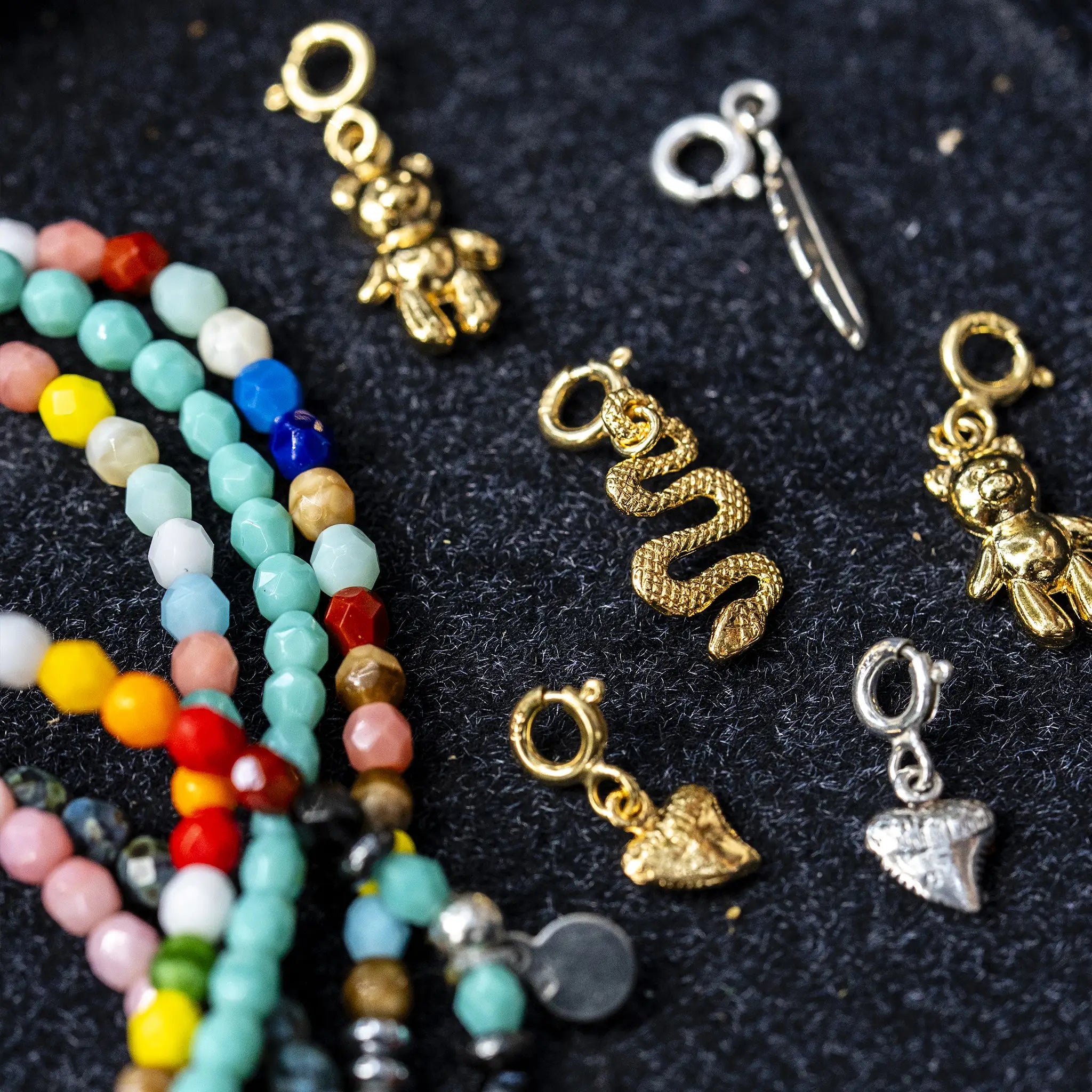 collier / bracelet Bar à charms Enfant - Têtes Blondes