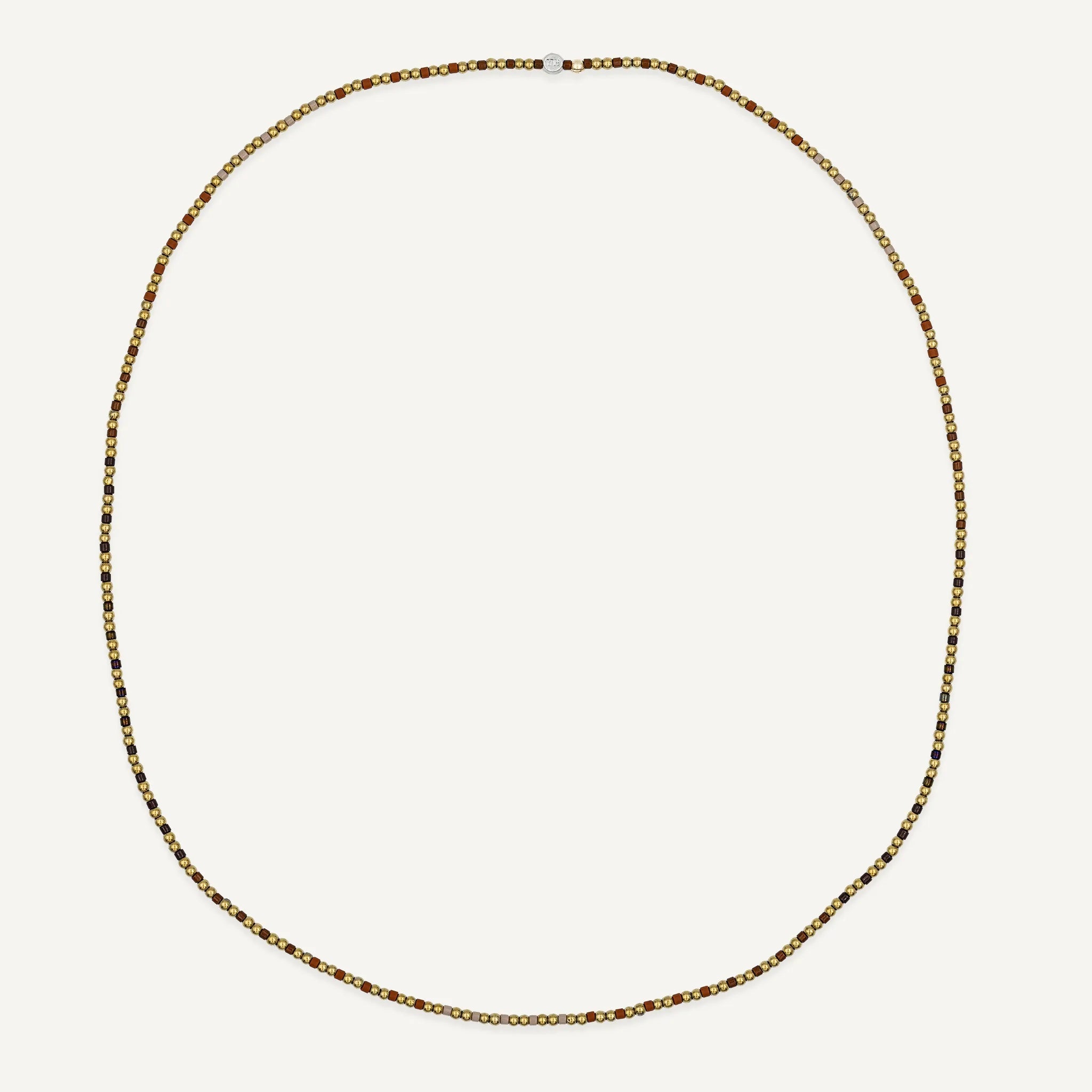 collier / bracelet BLISS GOLD 3 - Chocolat - Têtes Blondes