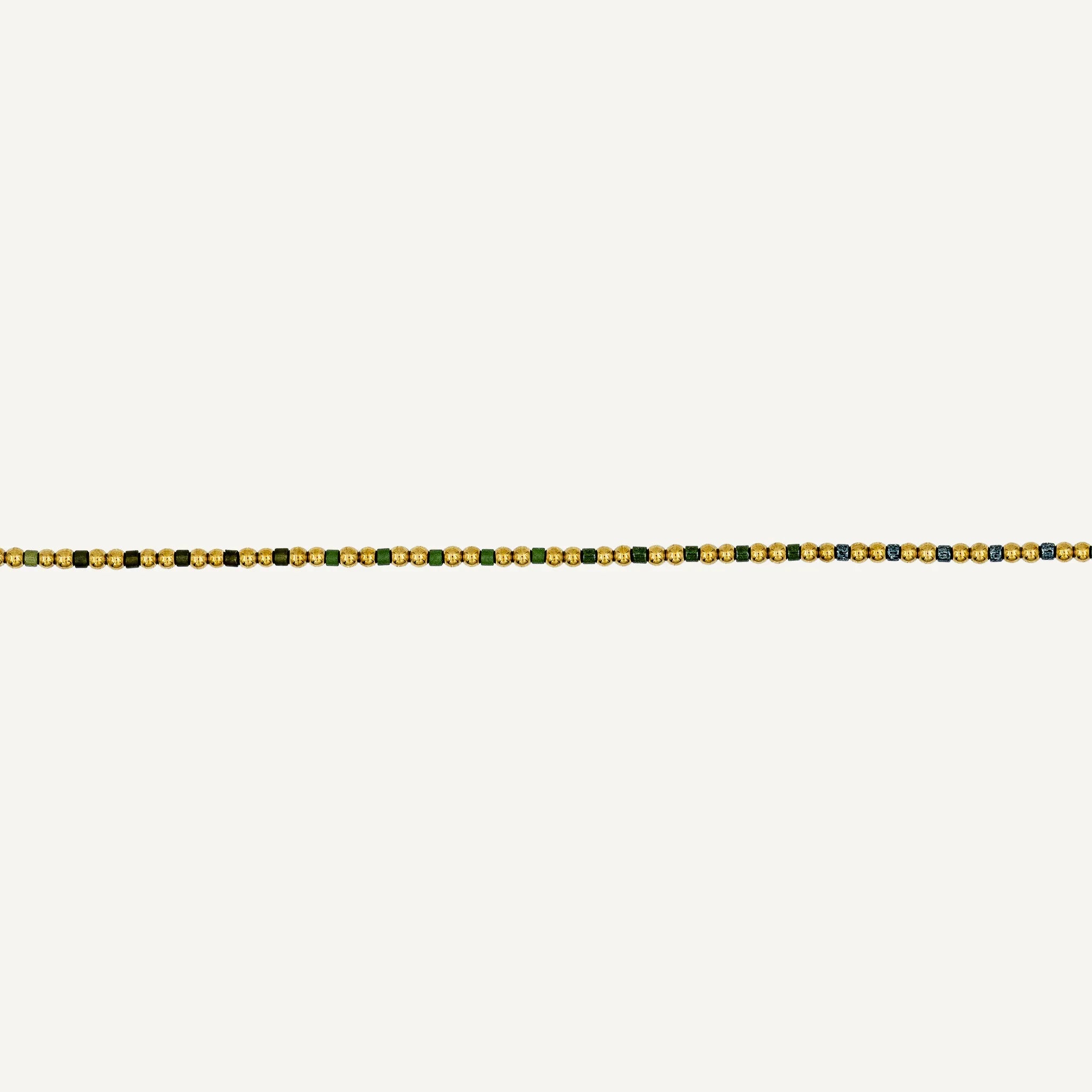 collier / bracelet BLISS GOLD 3 - Menthe - Têtes Blondes