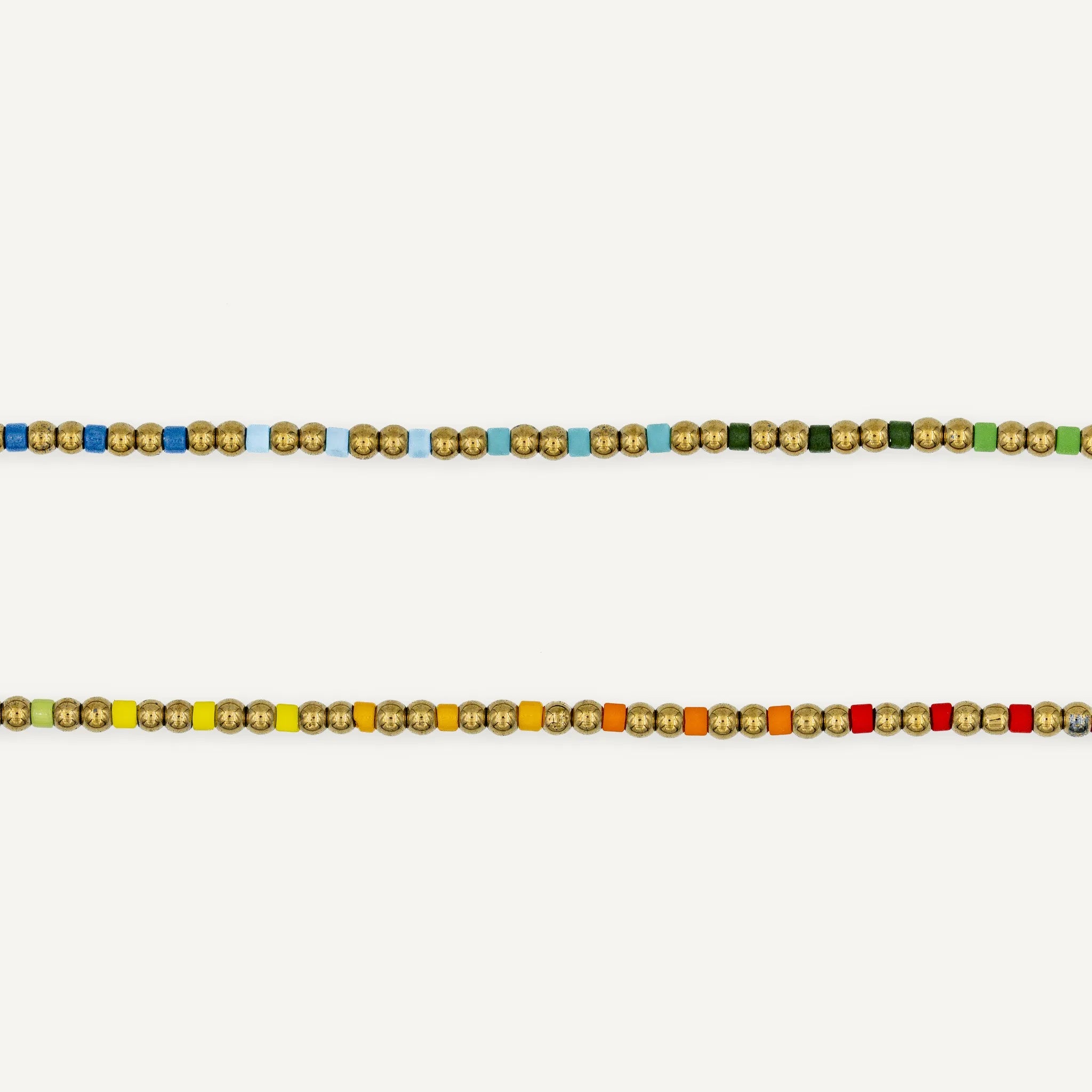 collier / bracelet BLISS GOLD 6 - Rainbow - Têtes Blondes