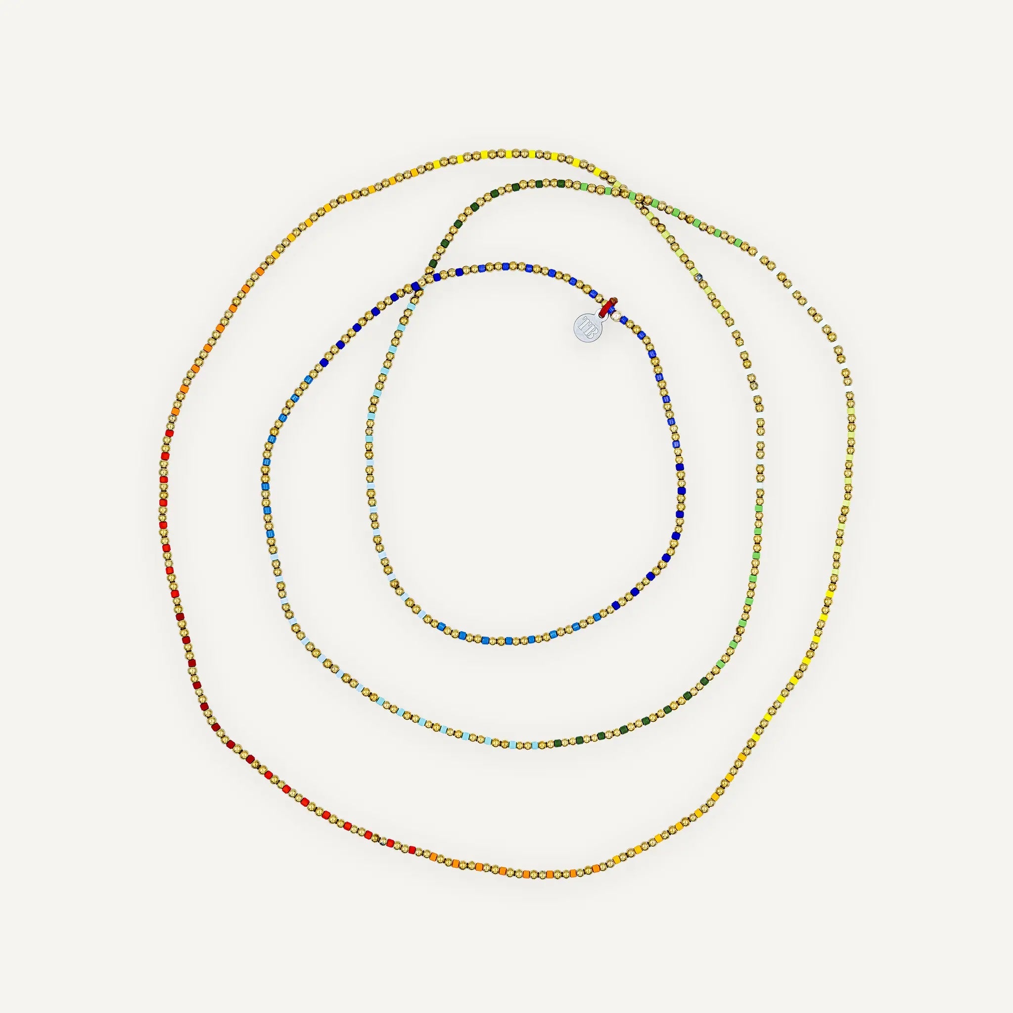 collier / bracelet BLISS GOLD 6 - Rainbow - Têtes Blondes