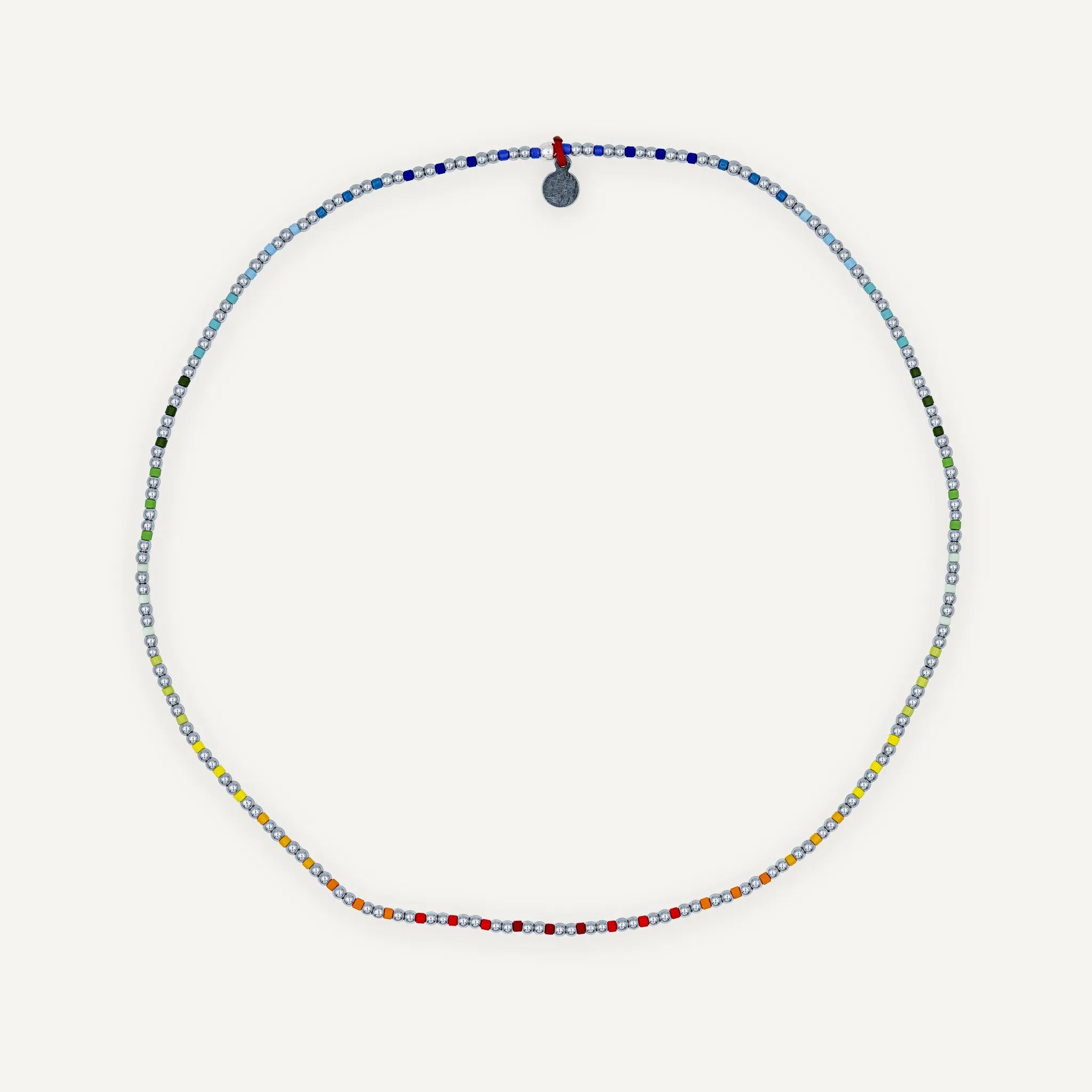 collier / bracelet BLISS SILVER - Rainbow - Têtes Blondes