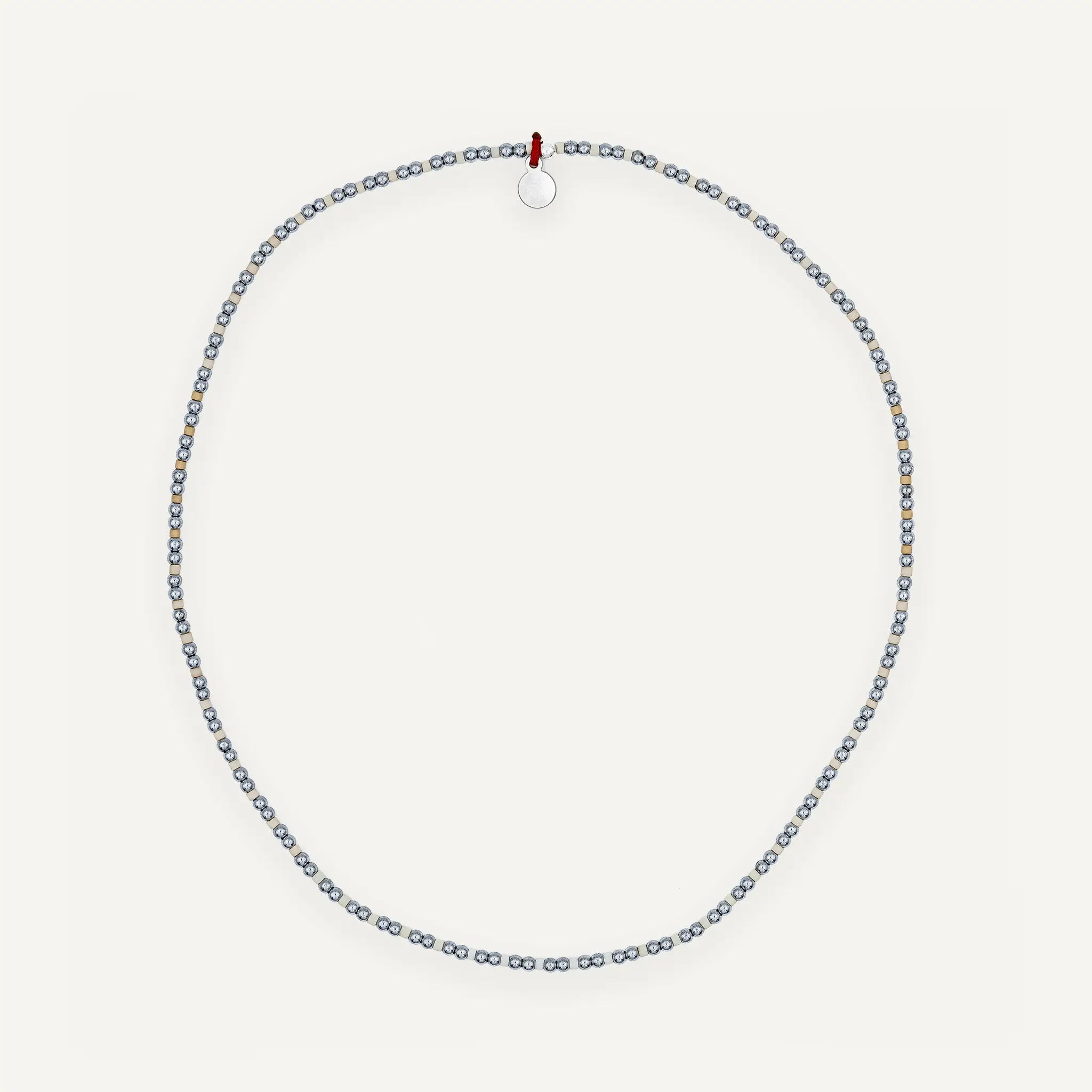 collier / bracelet BLISS SILVER - Vanille - Têtes Blondes
