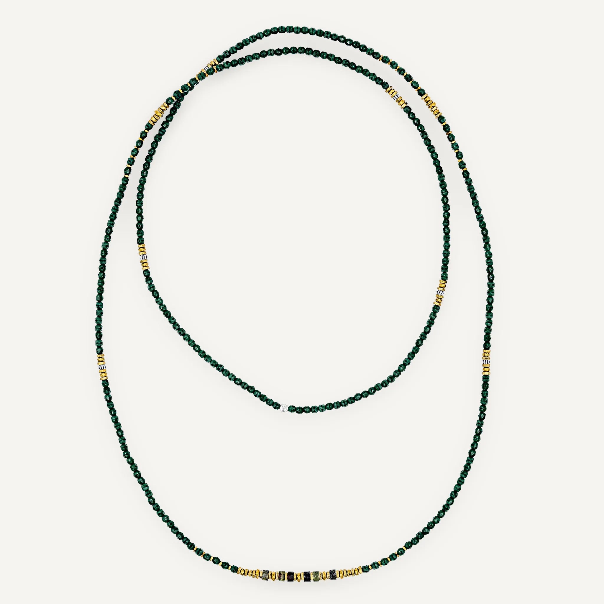 collier / bracelet BLONDIE 6 - Dark Green - Têtes Blondes