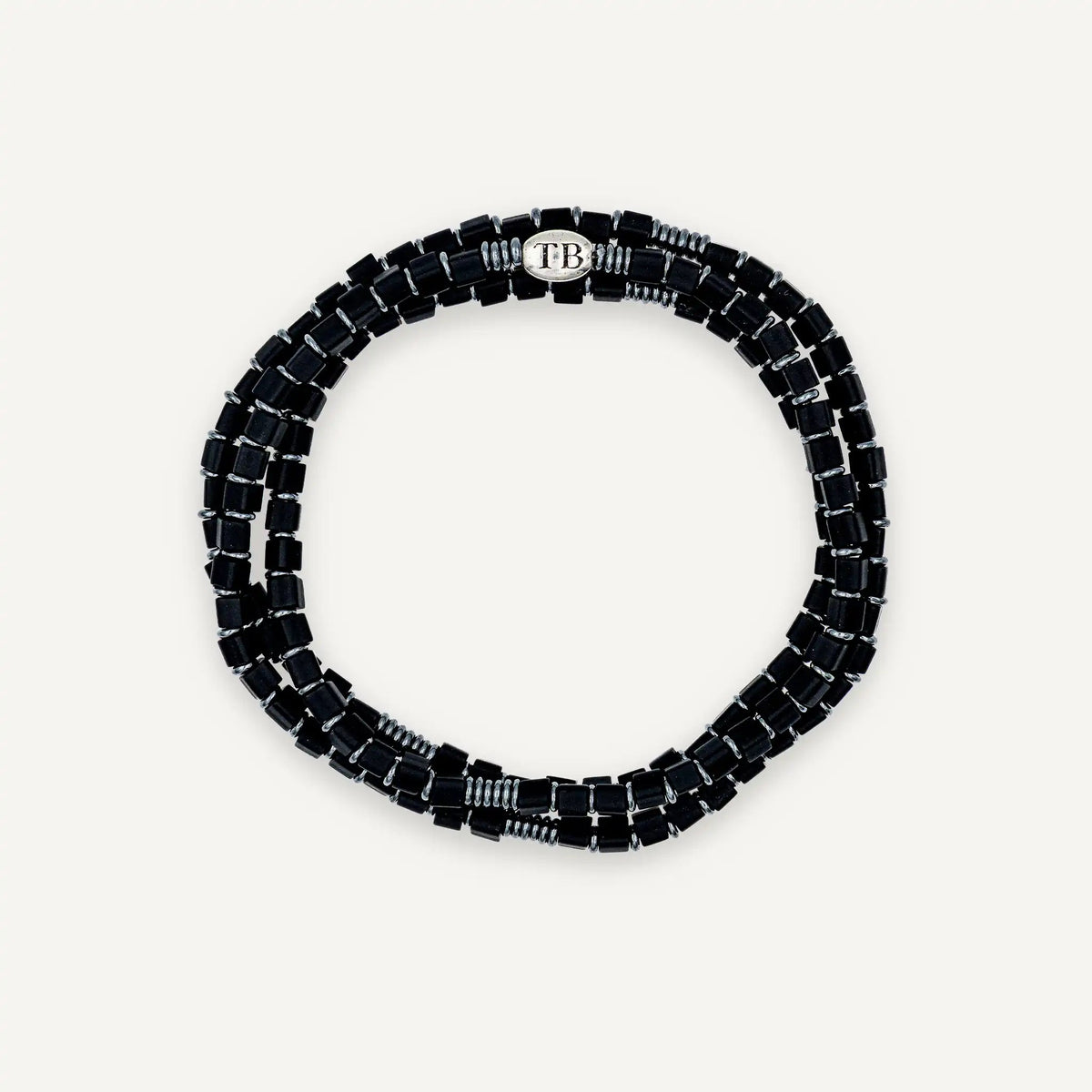 collier / bracelet BOB 3 - Noir Mat - Têtes Blondes