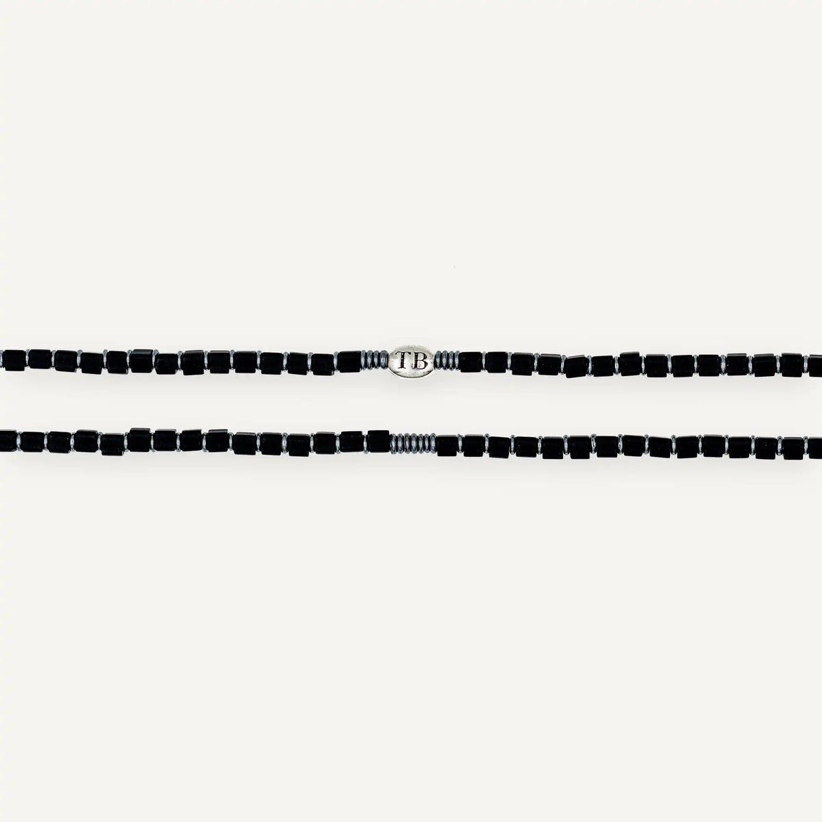 collier / bracelet BOB 3 - Noir Mat - Têtes Blondes