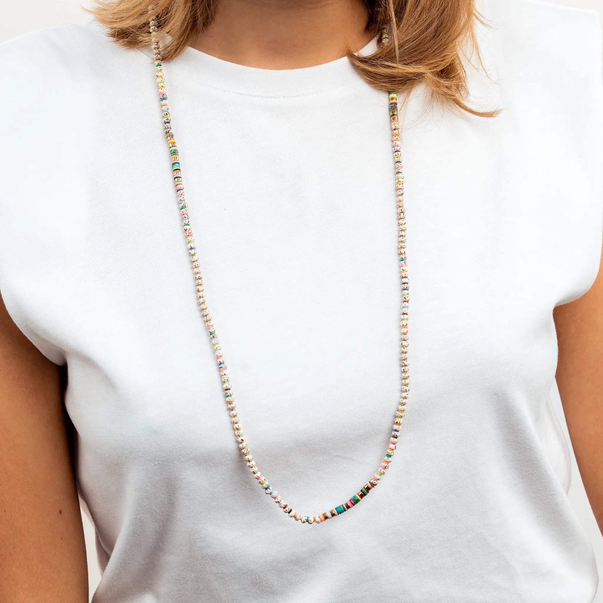 collier / bracelet BODHI 5 - Multicolore - Têtes Blondes