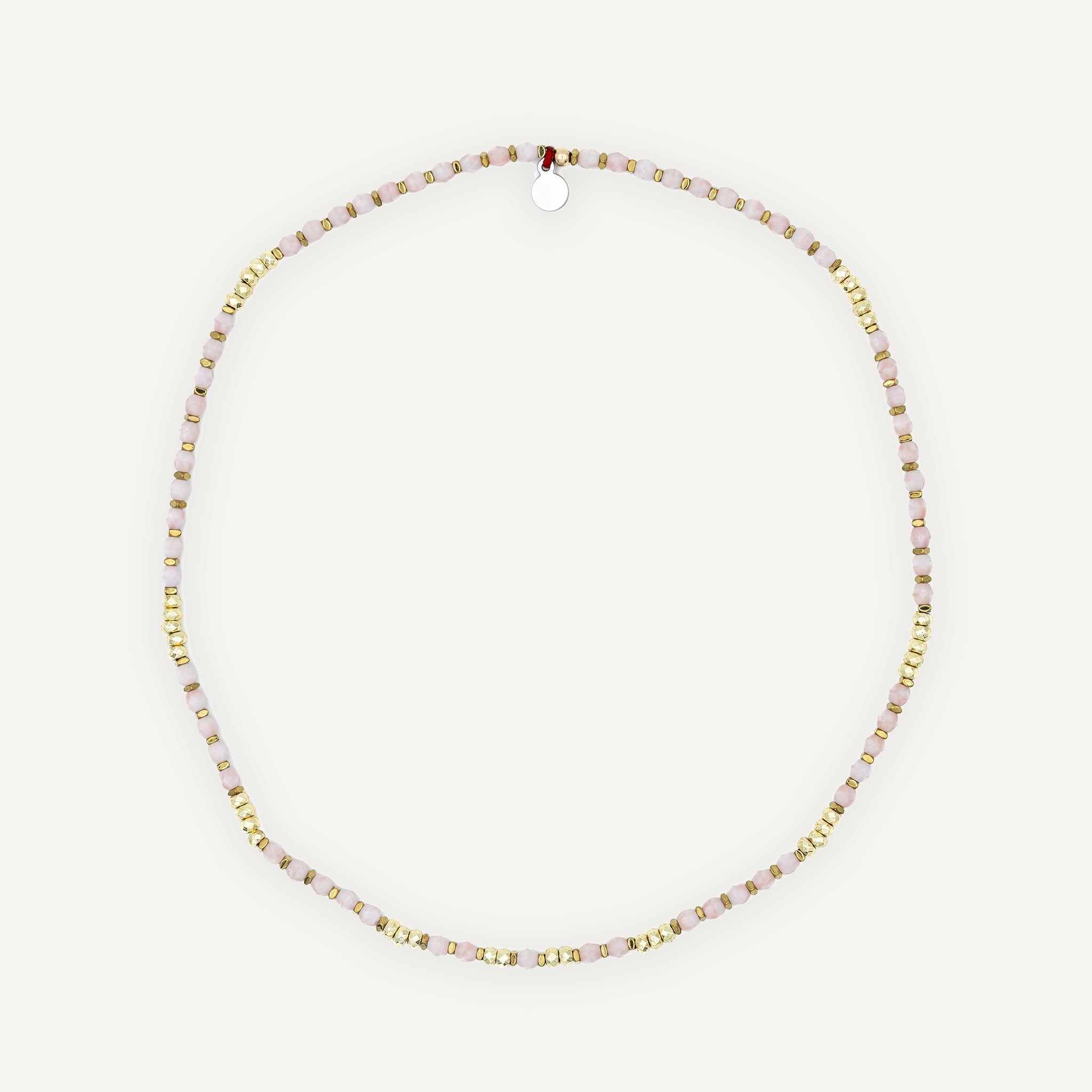 collier / bracelet CARO - Rose Guimauve - Têtes Blondes