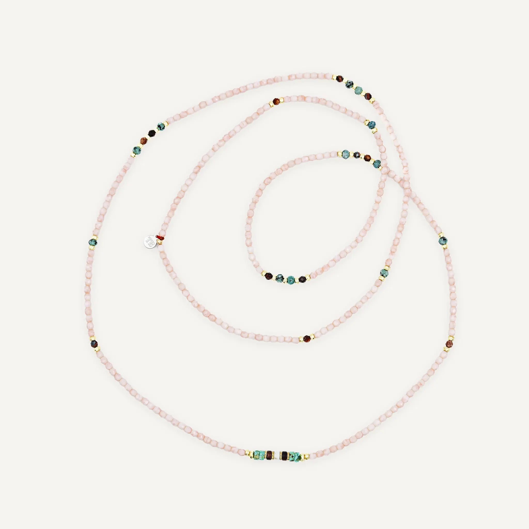 collier / bracelet CATALINA - Rose - Têtes Blondes