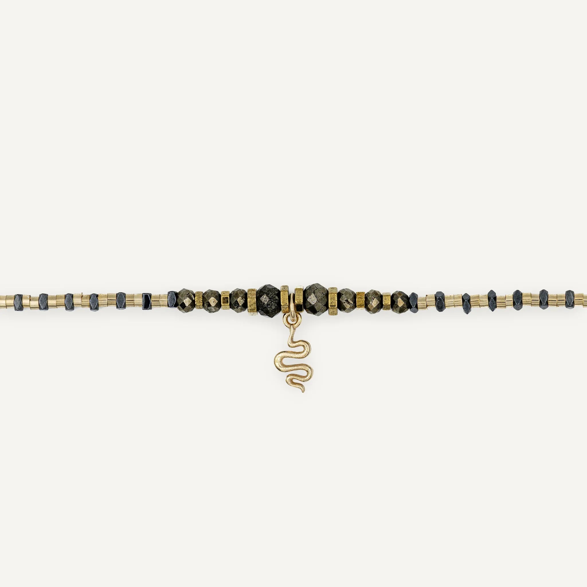 collier / bracelet CLÉO - Pyrite - Têtes Blondes