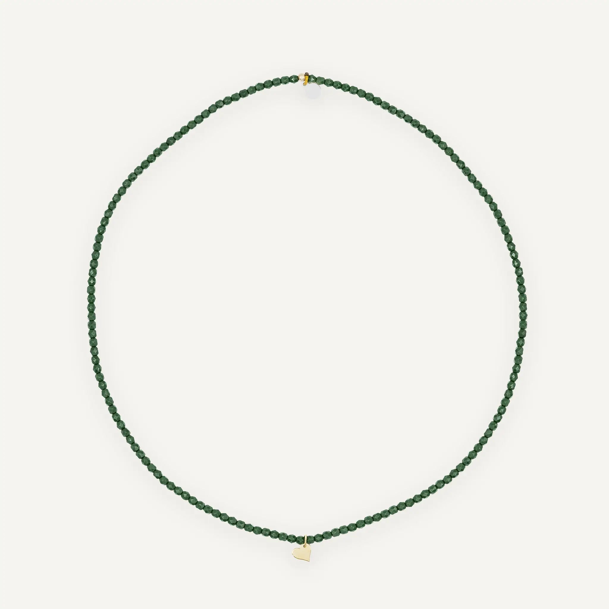 collier / bracelet COEUR GOLD - Green Forest - Têtes Blondes