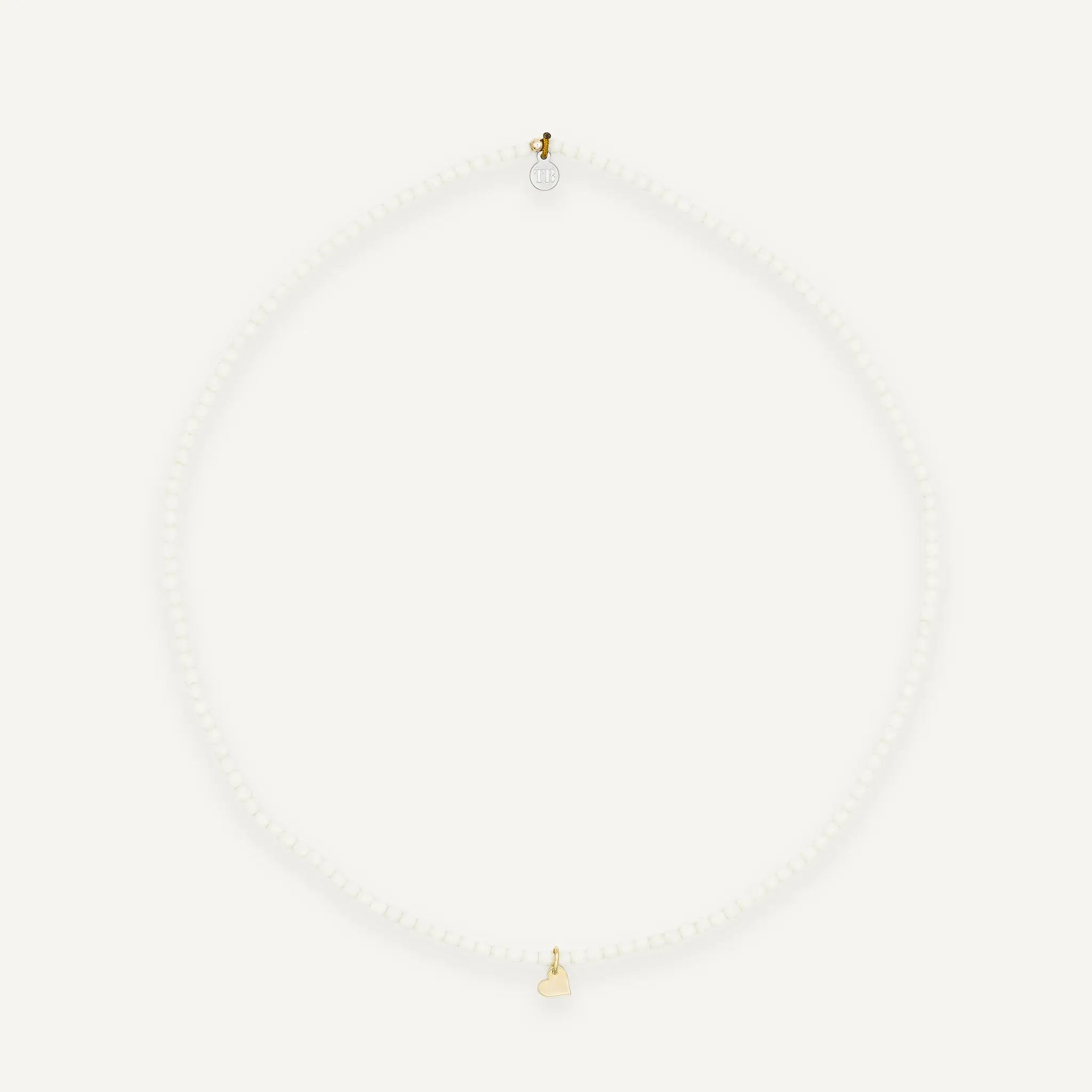 collier / bracelet COEUR GOLD - Vanille - Têtes Blondes