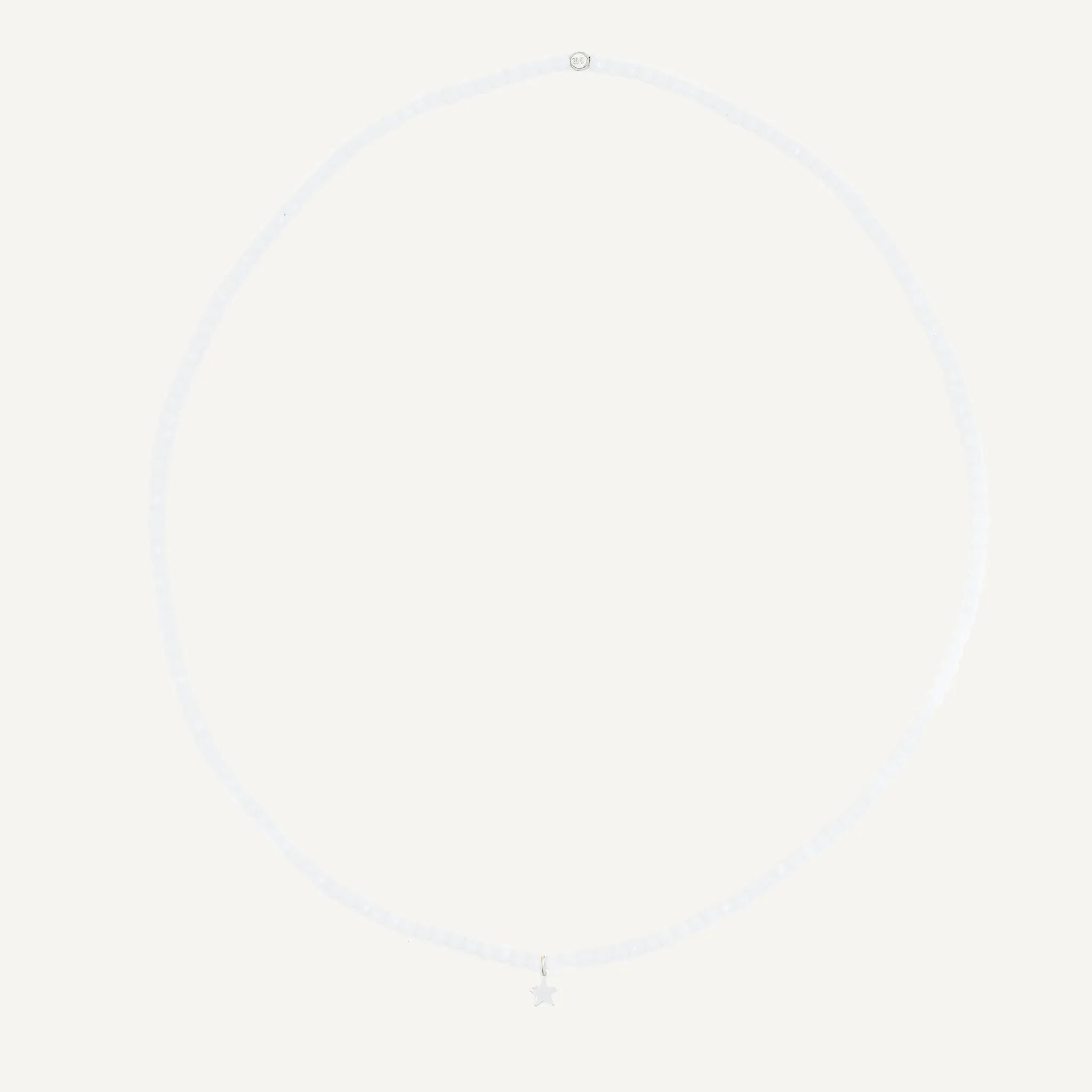 collier / bracelet Collier - Bracelet Blanc - Têtes Blondes